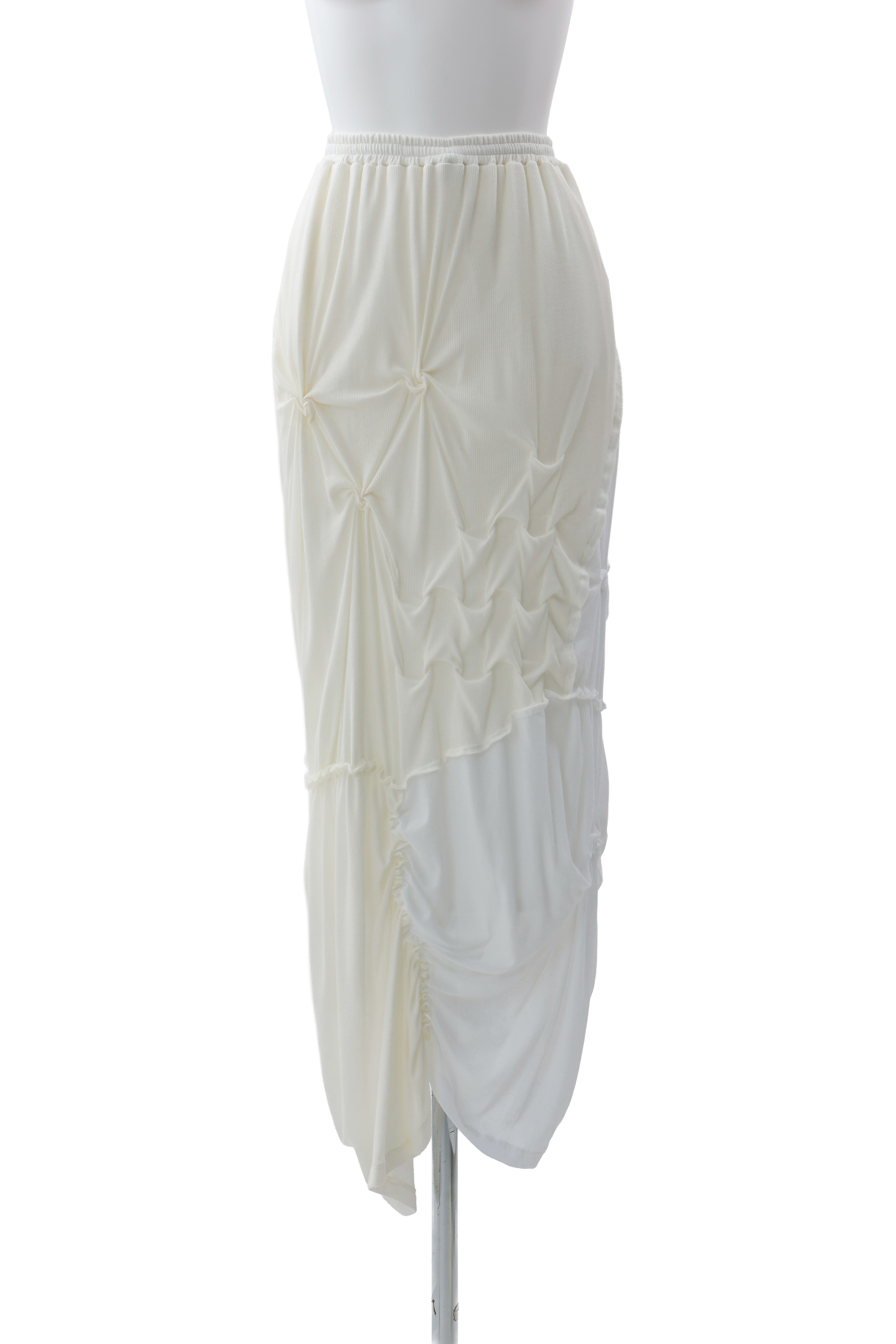 Sheer long skirt - Off-white