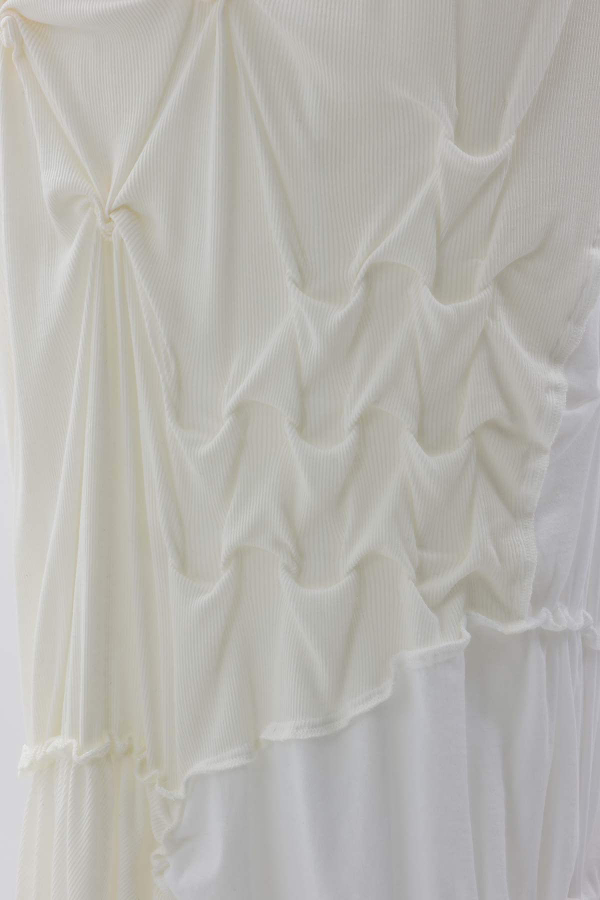 Sheer long skirt - Off-white