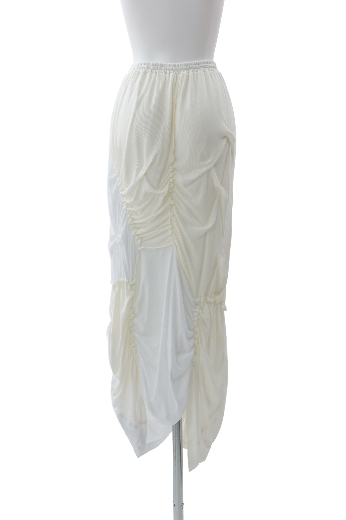 Sheer long skirt - Off-white