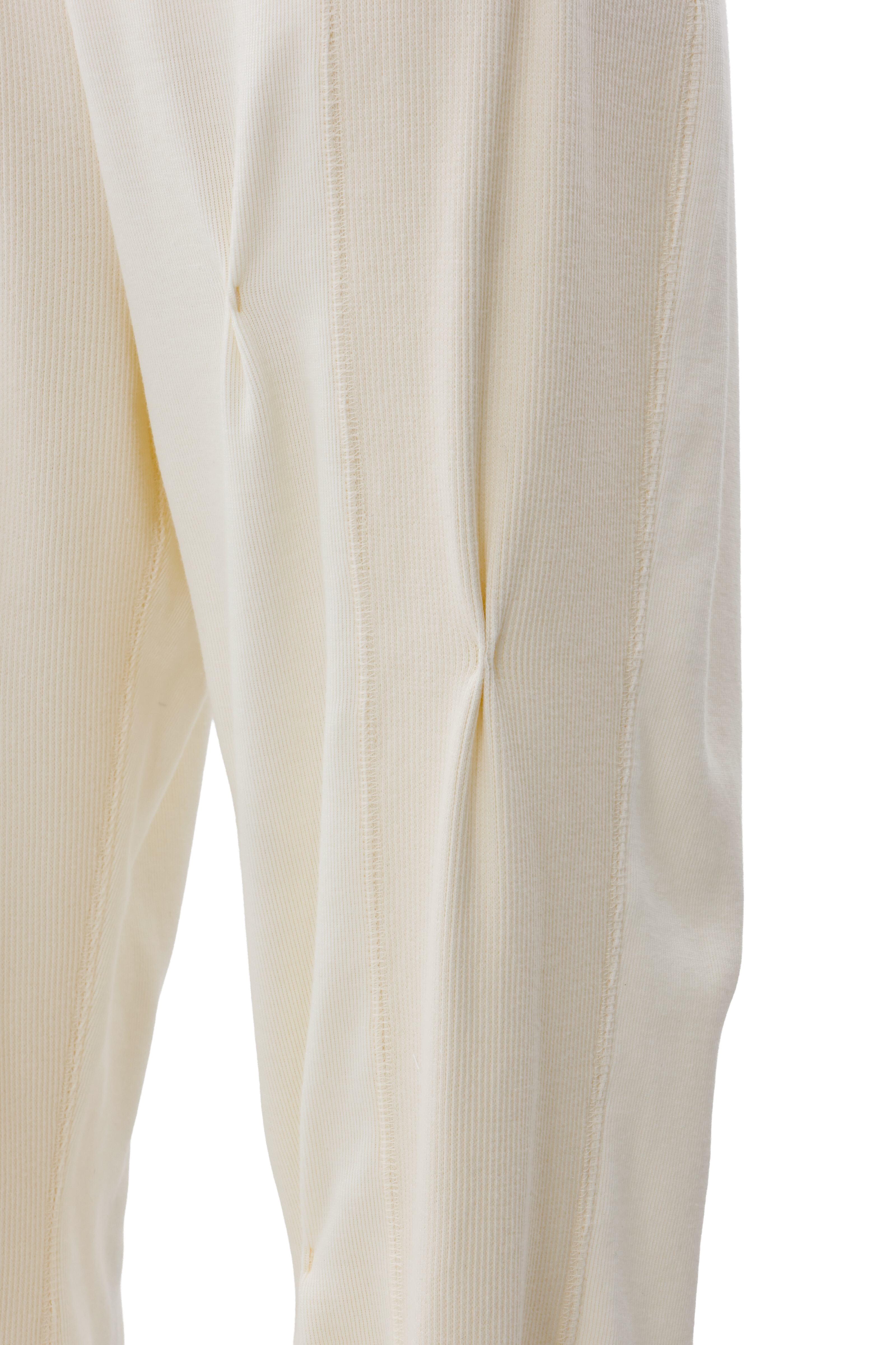 Tuck rib pants - Ivory