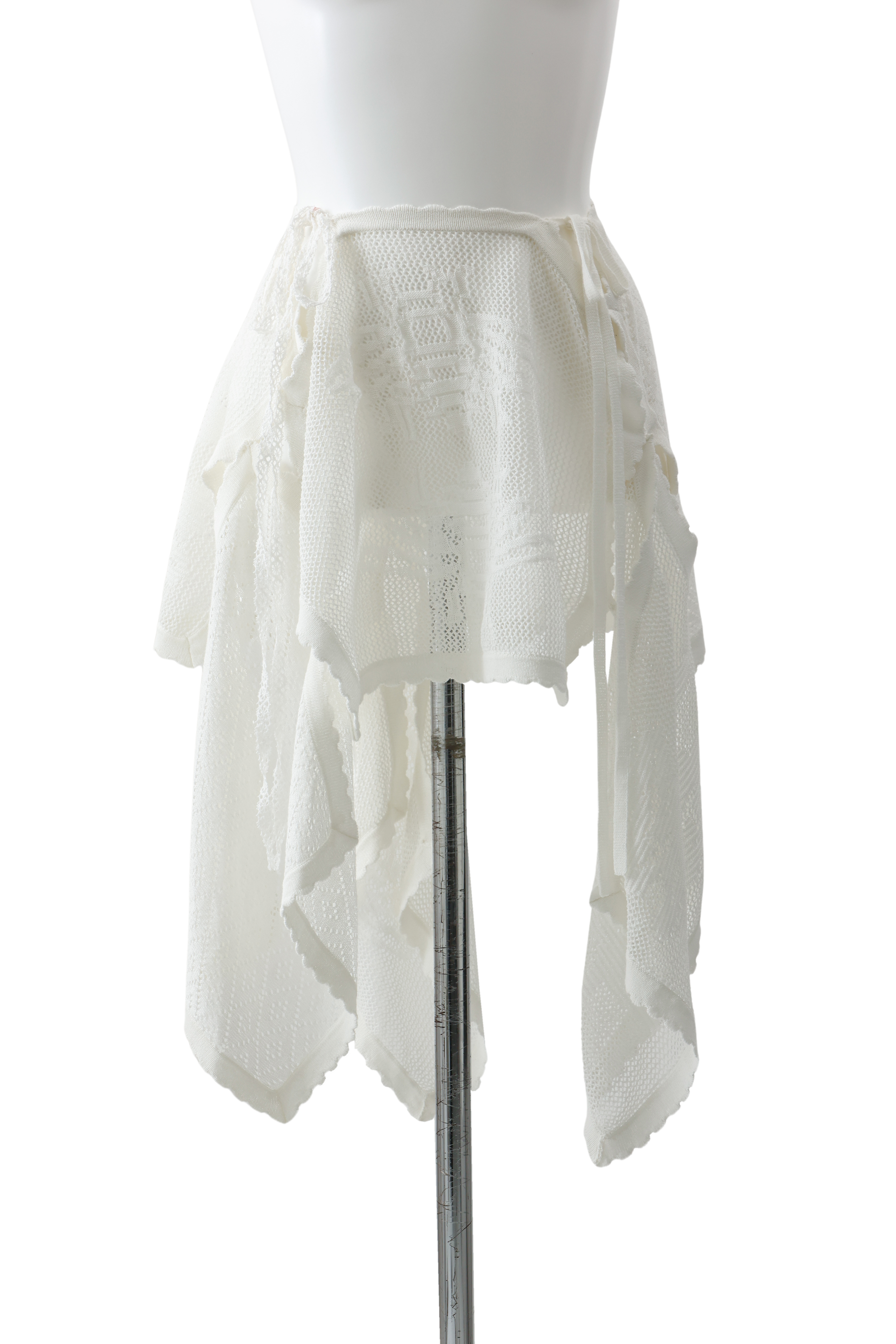 Lace knit skirt - Off-white