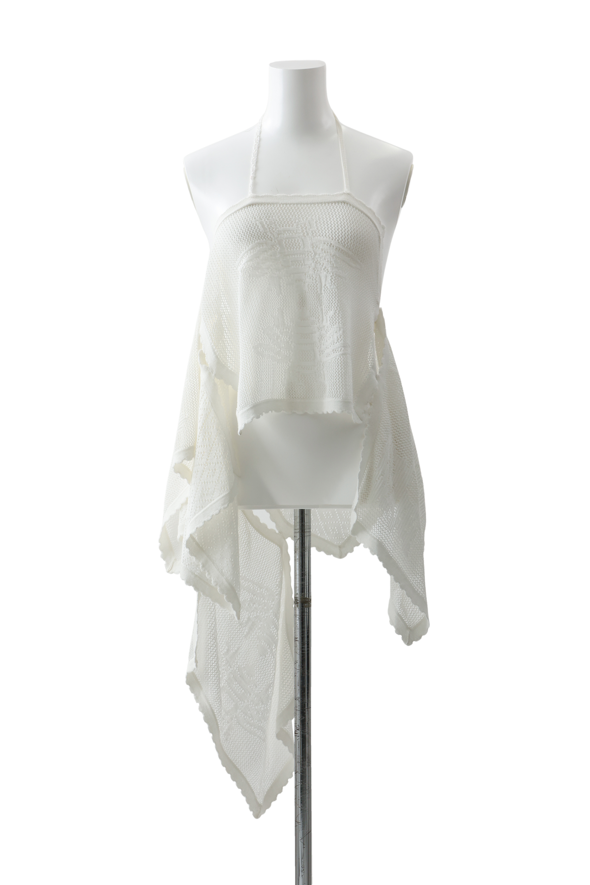 Lace knit skirt - Off-white