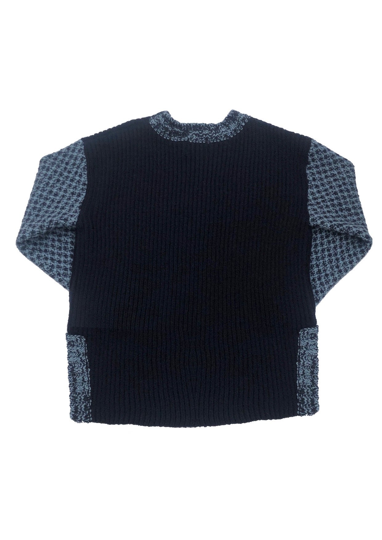 Dobby weave knit - Blue