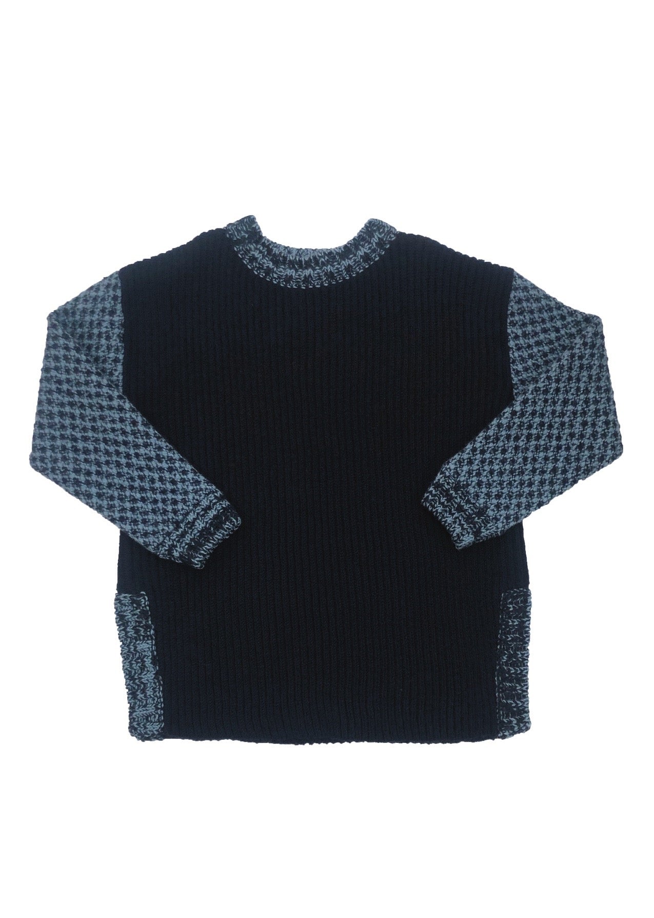 Dobby weave knit - Blue