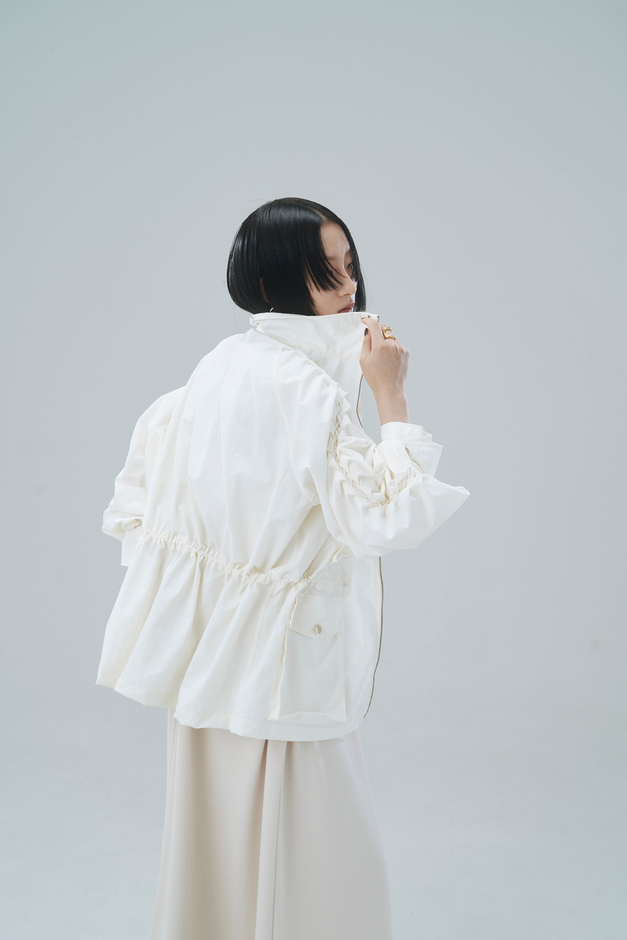 Light blouson - White