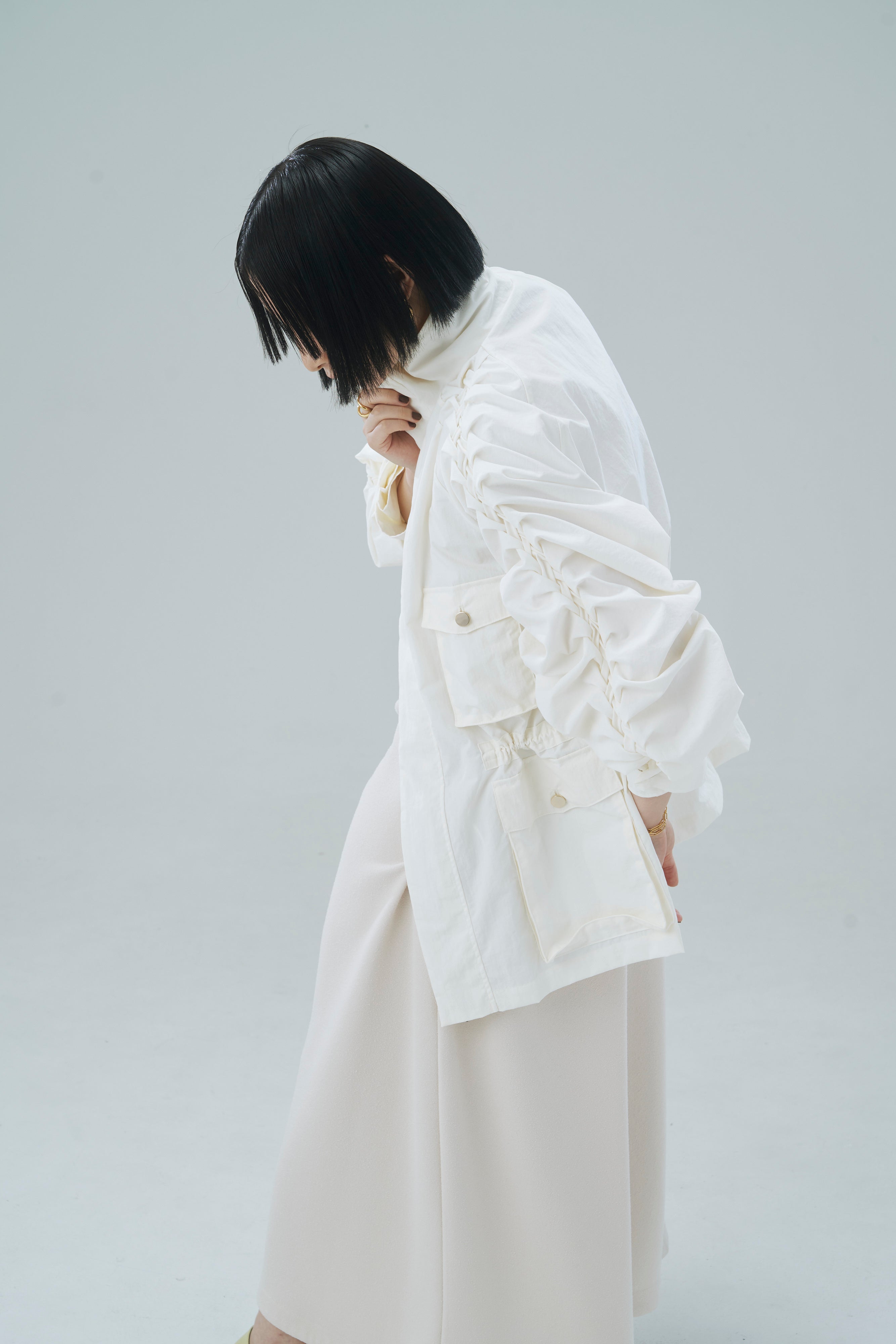 Light blouson - White