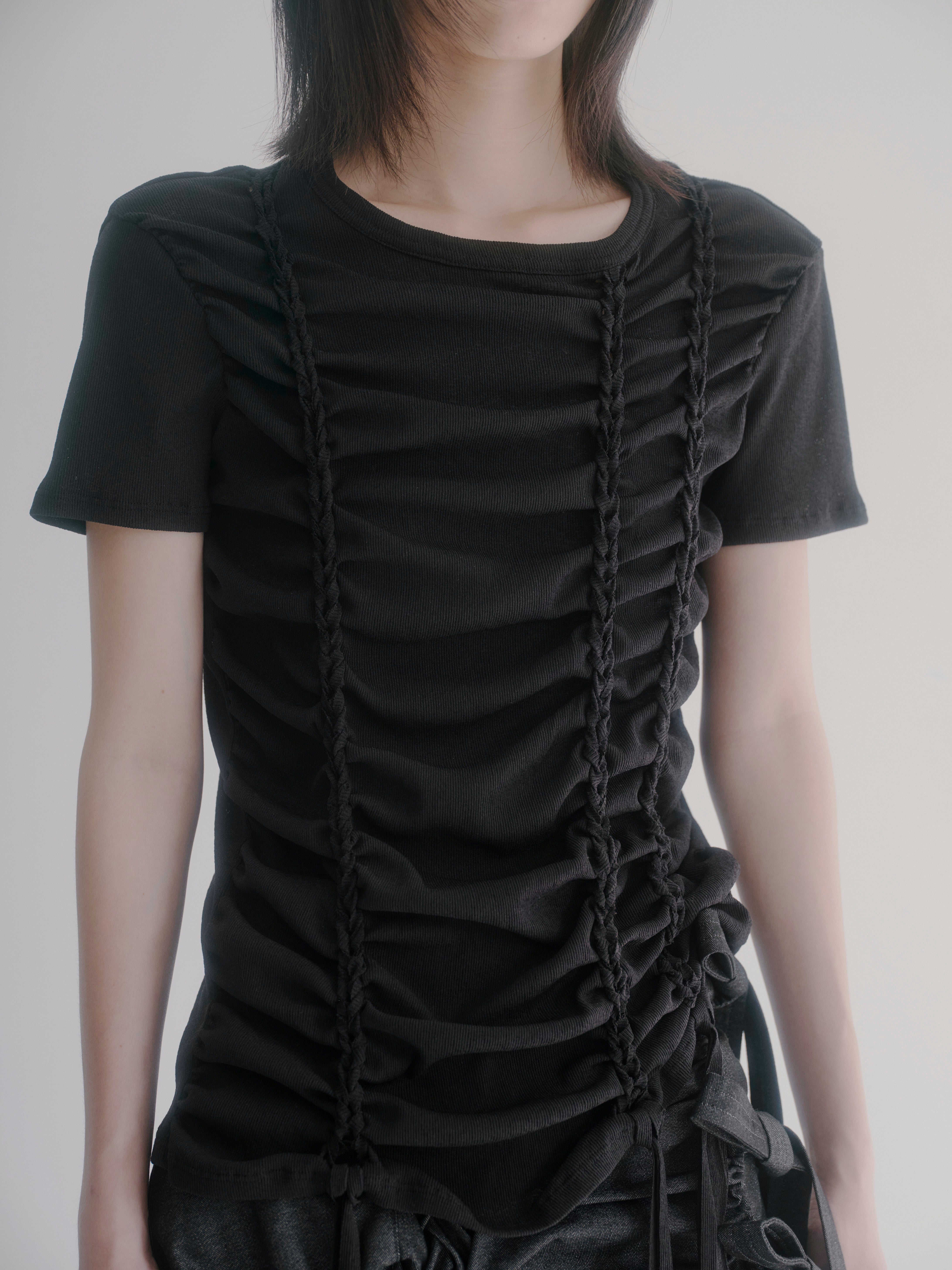 Knitting T-shirt - Black