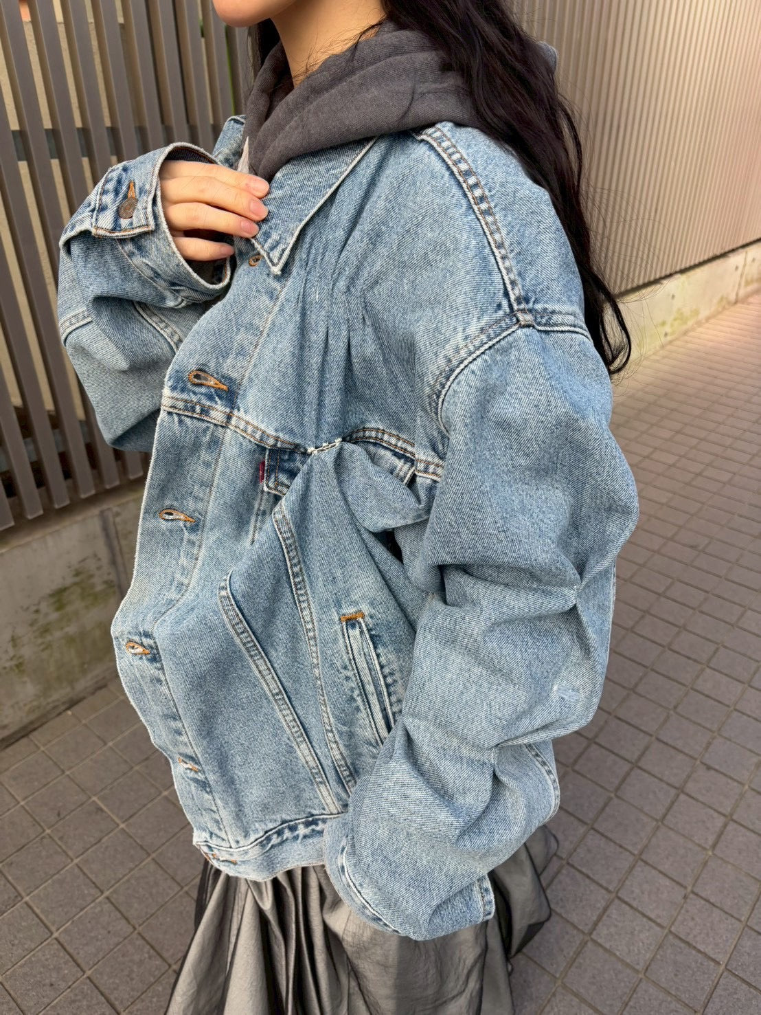 ATELIER by Create Clair / Remake denim jacket - Blue