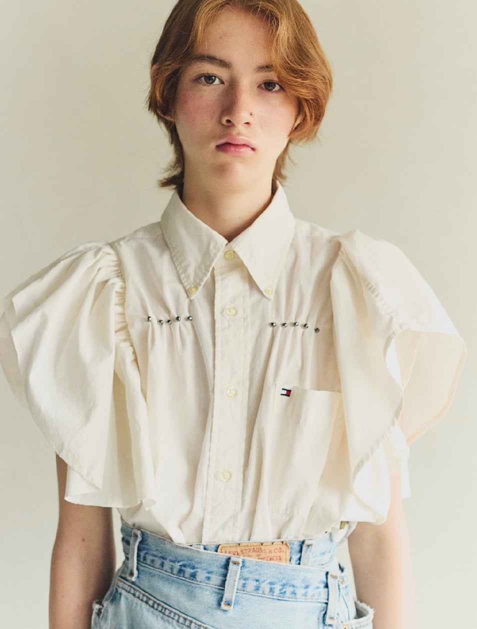 ATELIER by Create Clair / Vintage pattern blouse