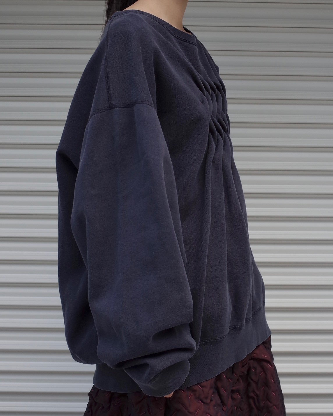 ATELIER by Create Clair / Remake Smocking Sweat - 1 - Navy