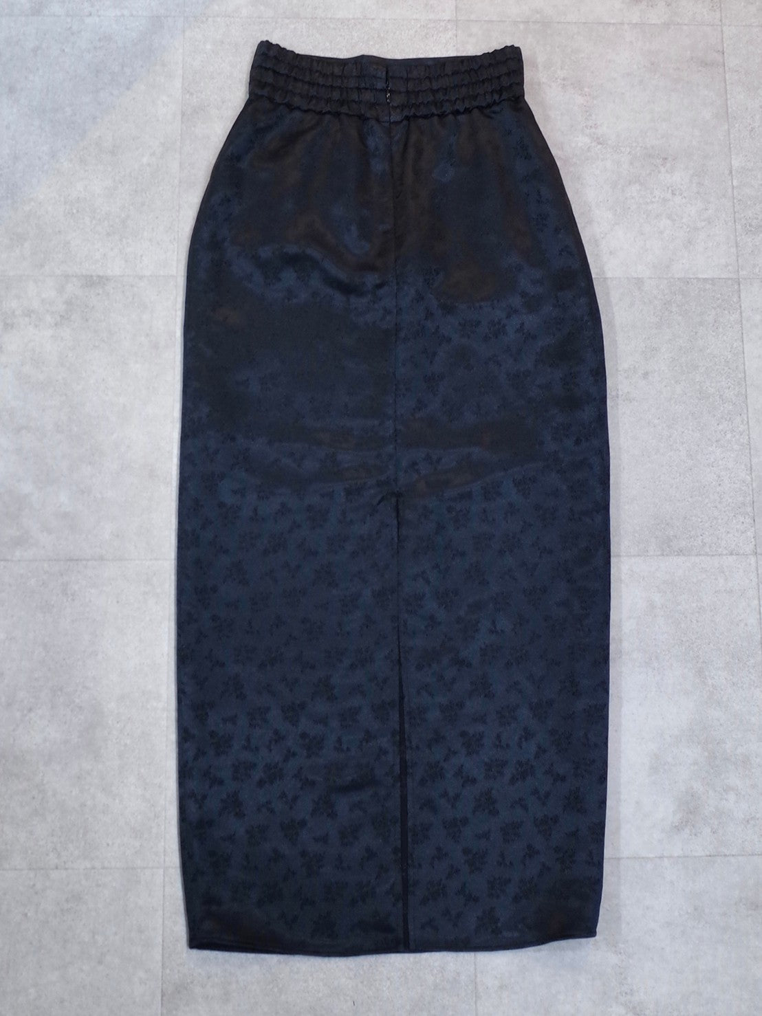Jacquard deep slit skirt