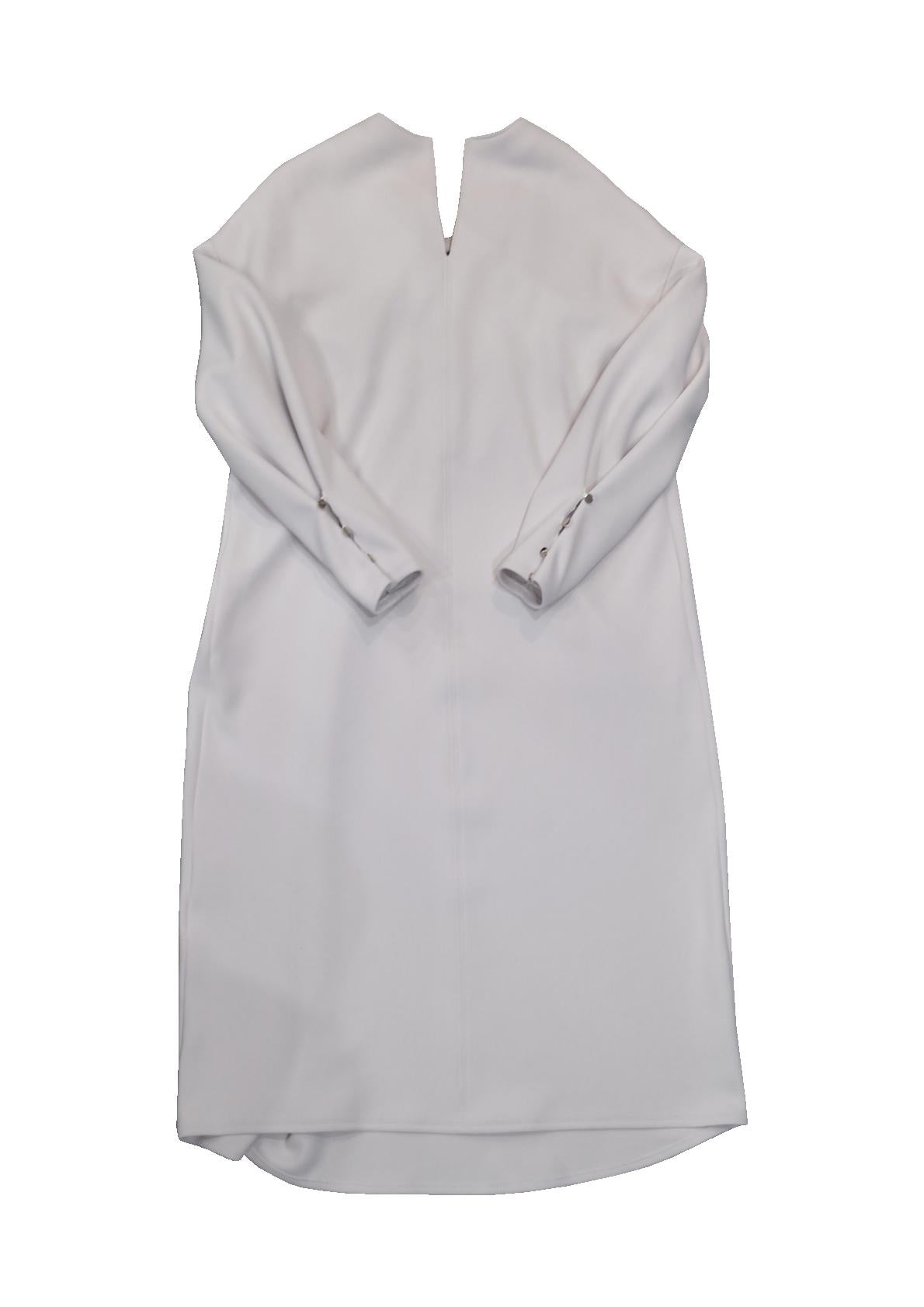 Cardboard smocking dress - Off-White