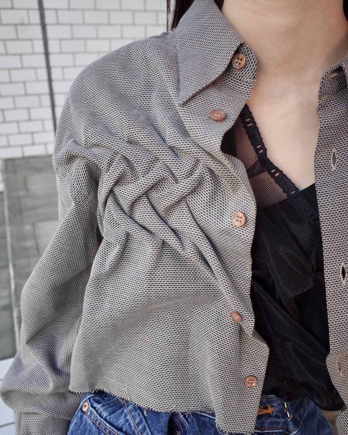 ATELIER by Create Clair / Remake Short Shirt - Mulch