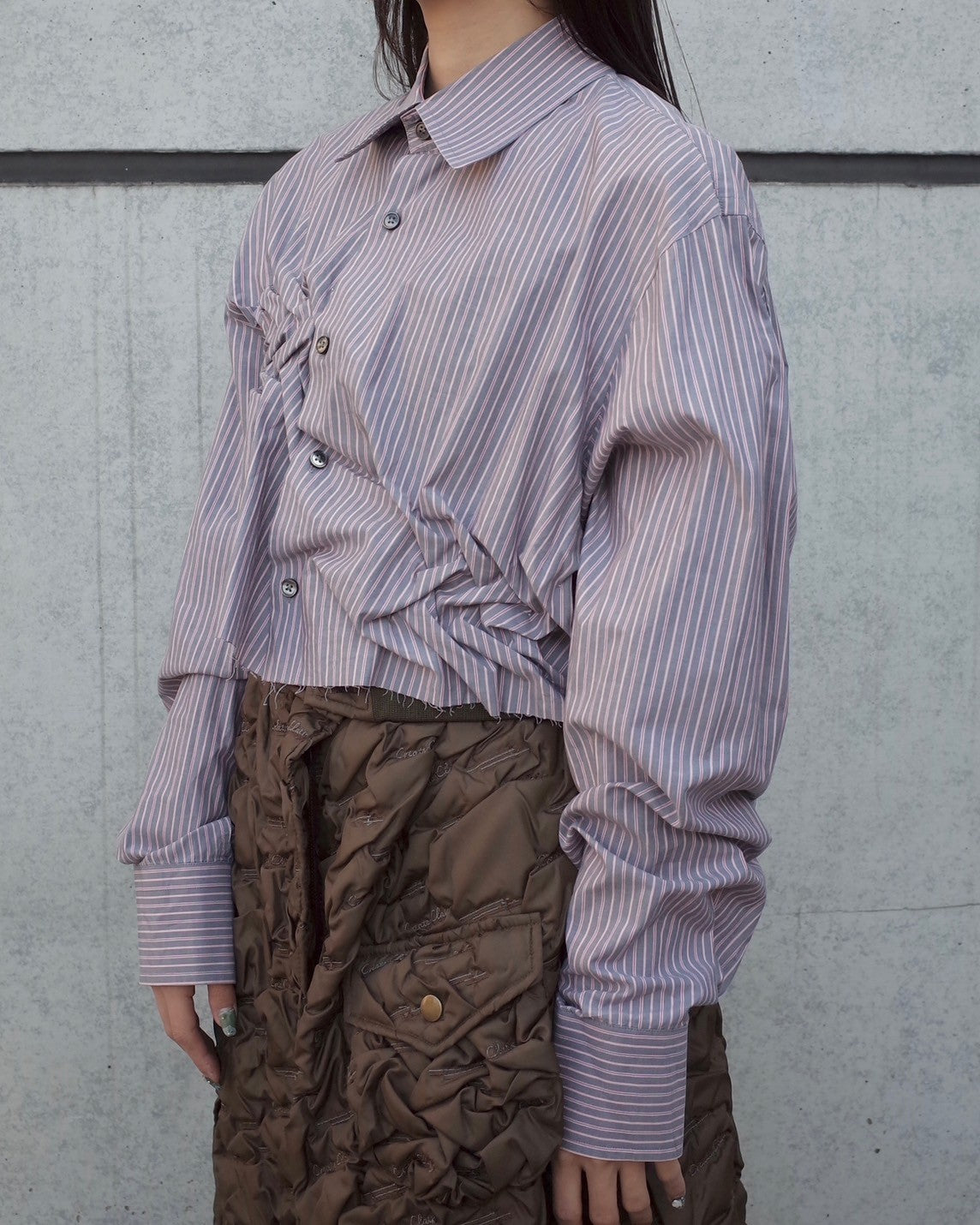 ATELIER by Create Clair / Remake Short Shirt - Mulch