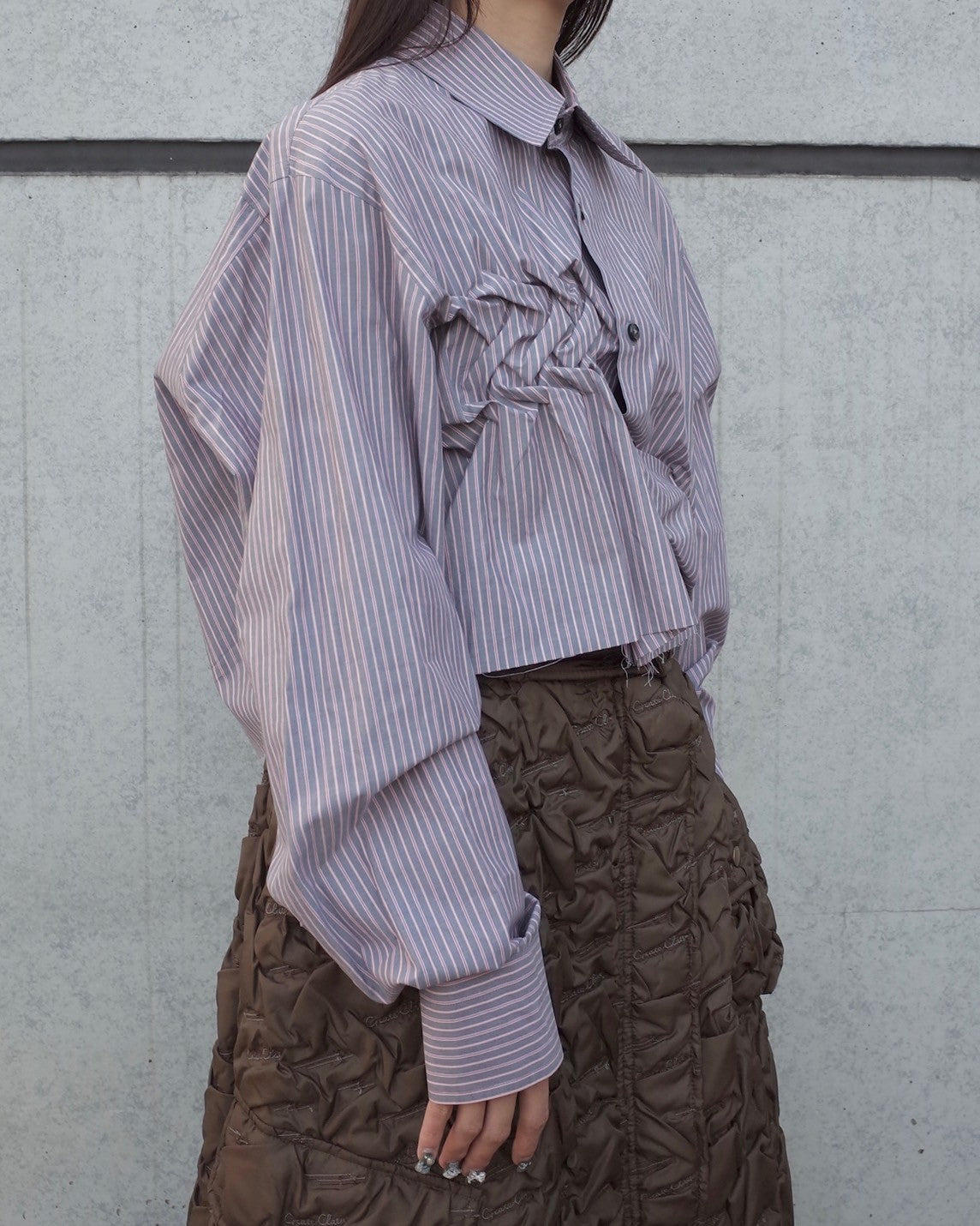 ATELIER by Create Clair / Remake Short Shirt - Mulch