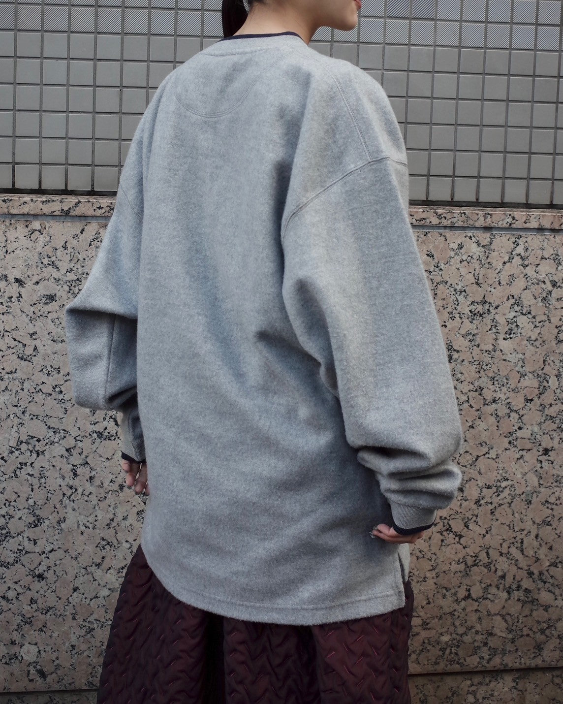 ATELIER by Create Clair / Remake Smocking Sweat - 1 - Gray