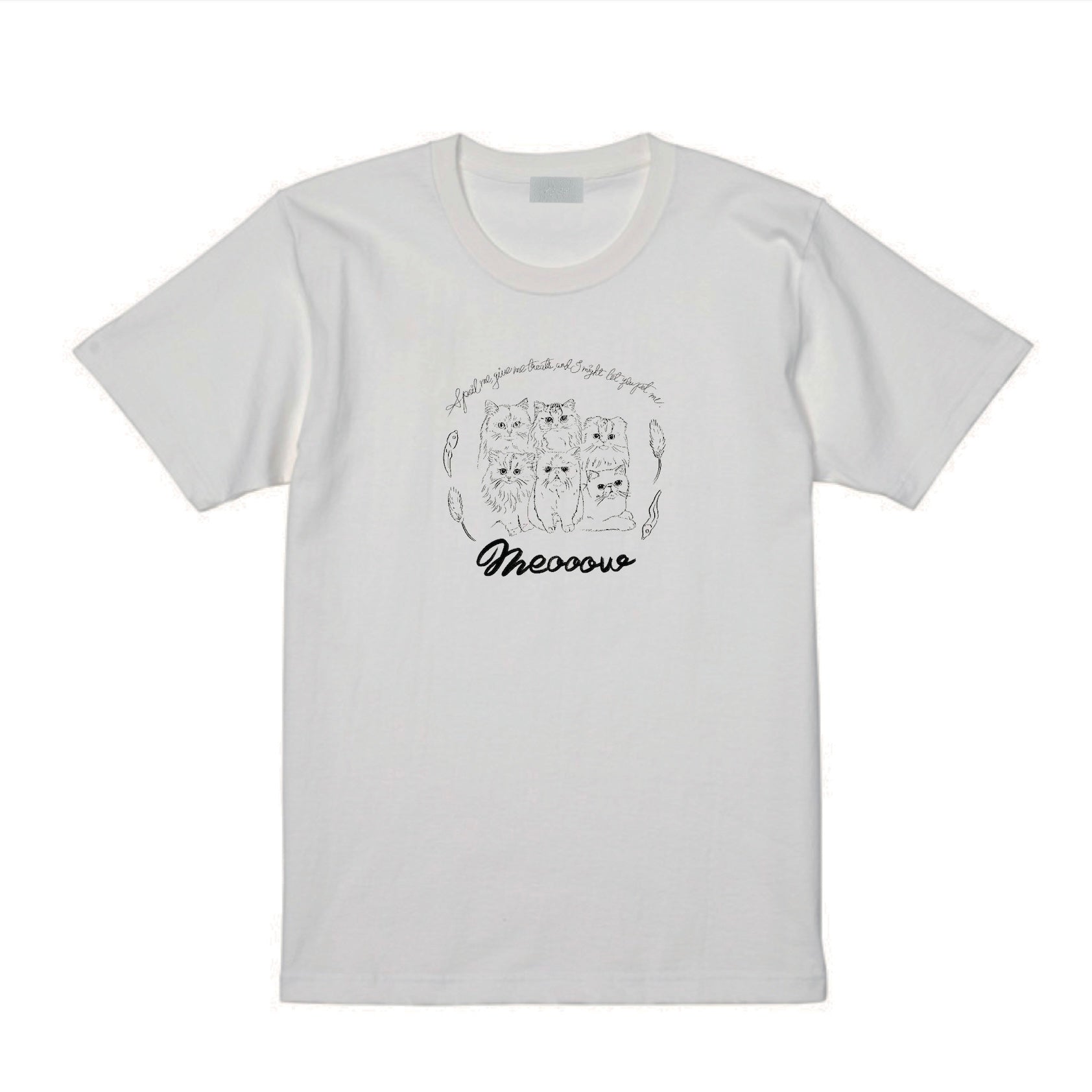Neko tee vol.1 - White / Black