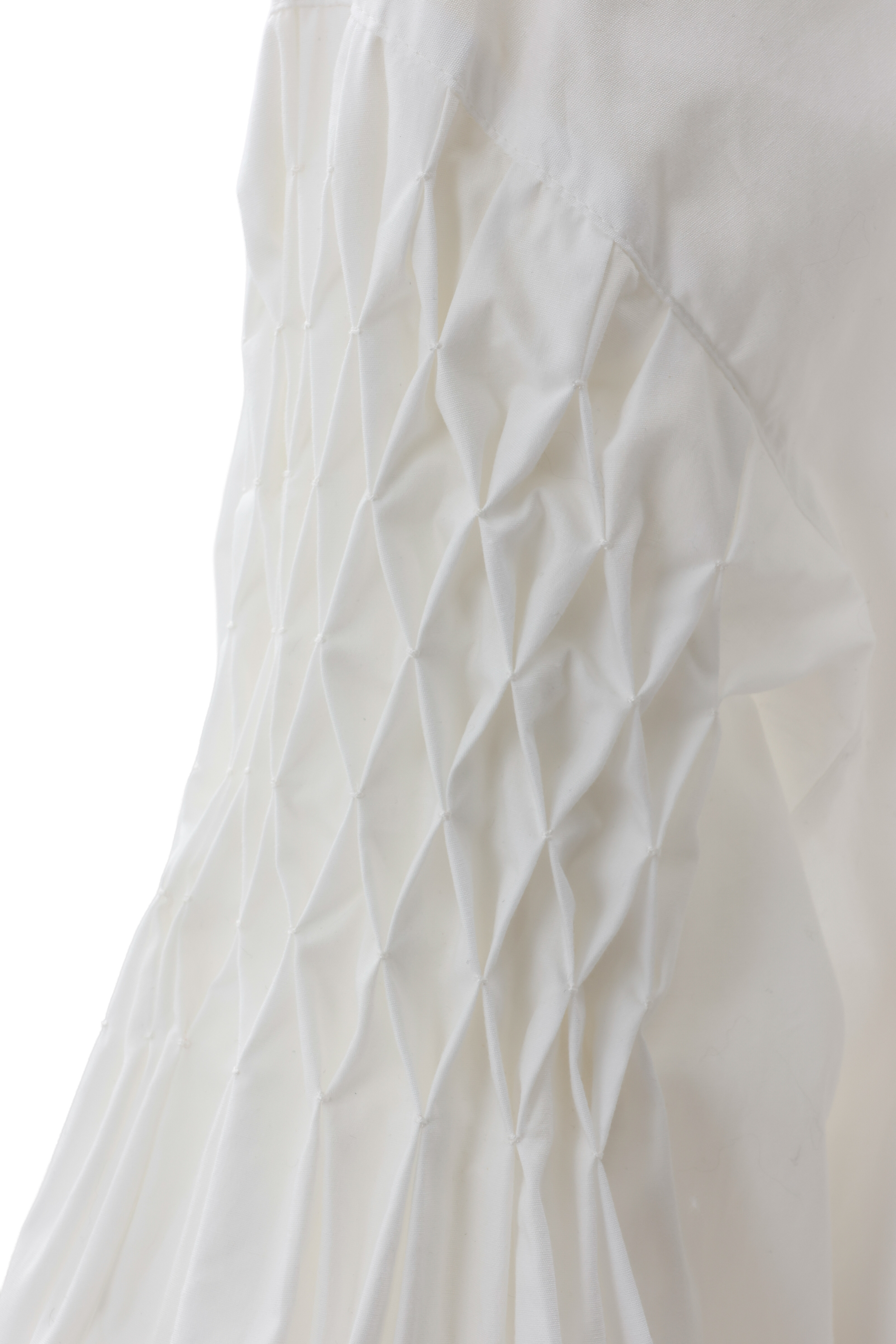 Smocking sleeve blouse - Off-white