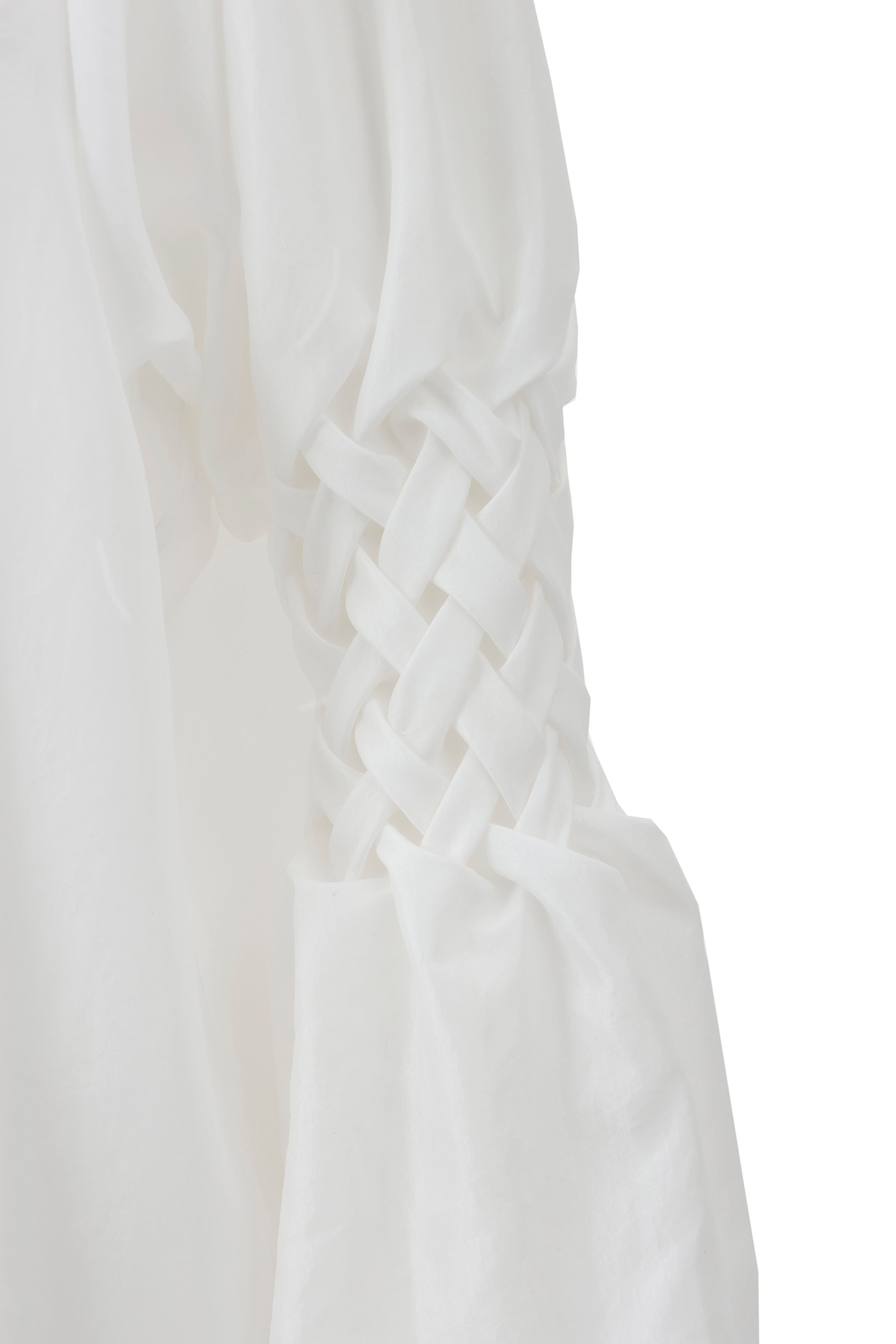 Bubble sleeve blouse - White