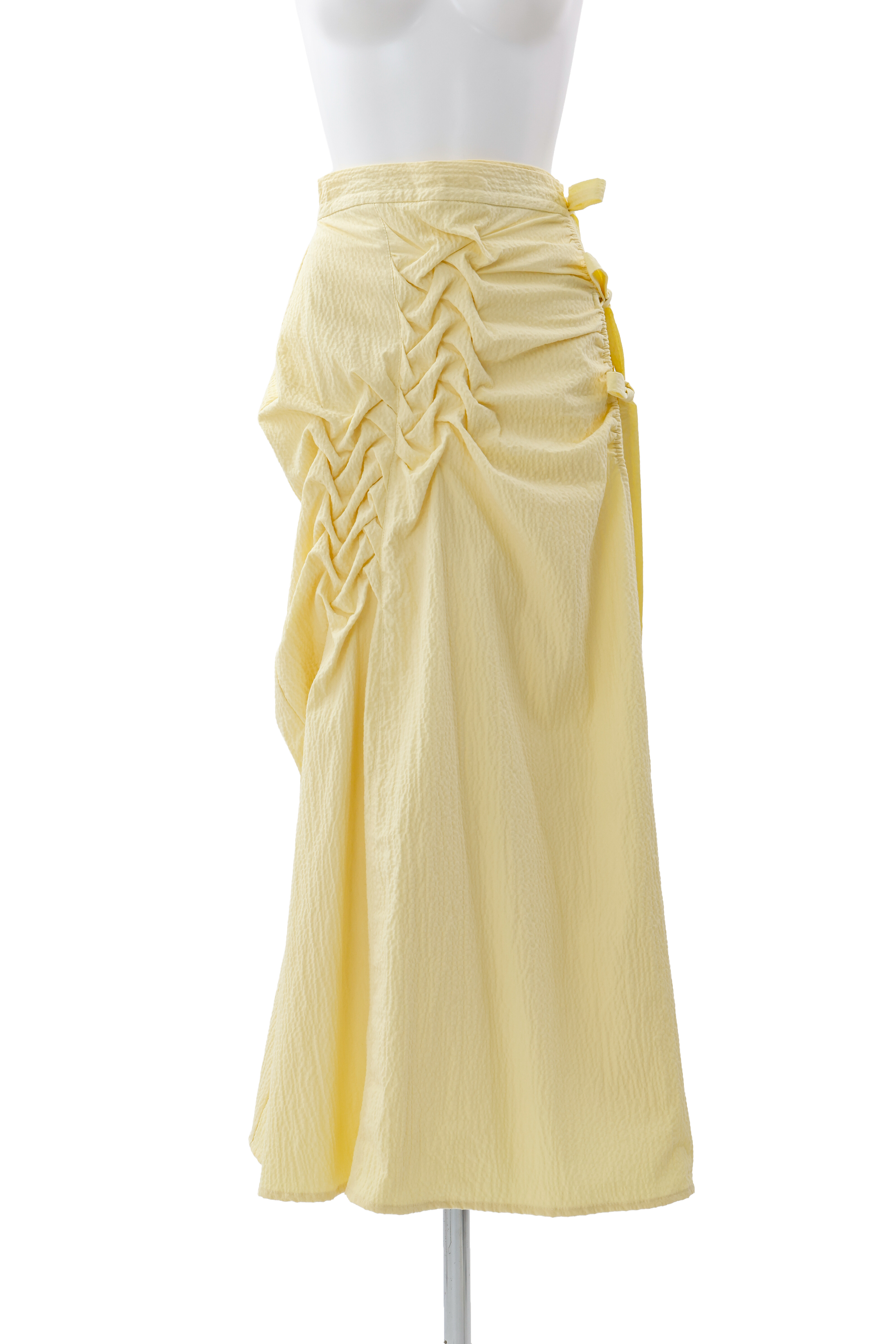 Ripple hakama skirt - Yellow