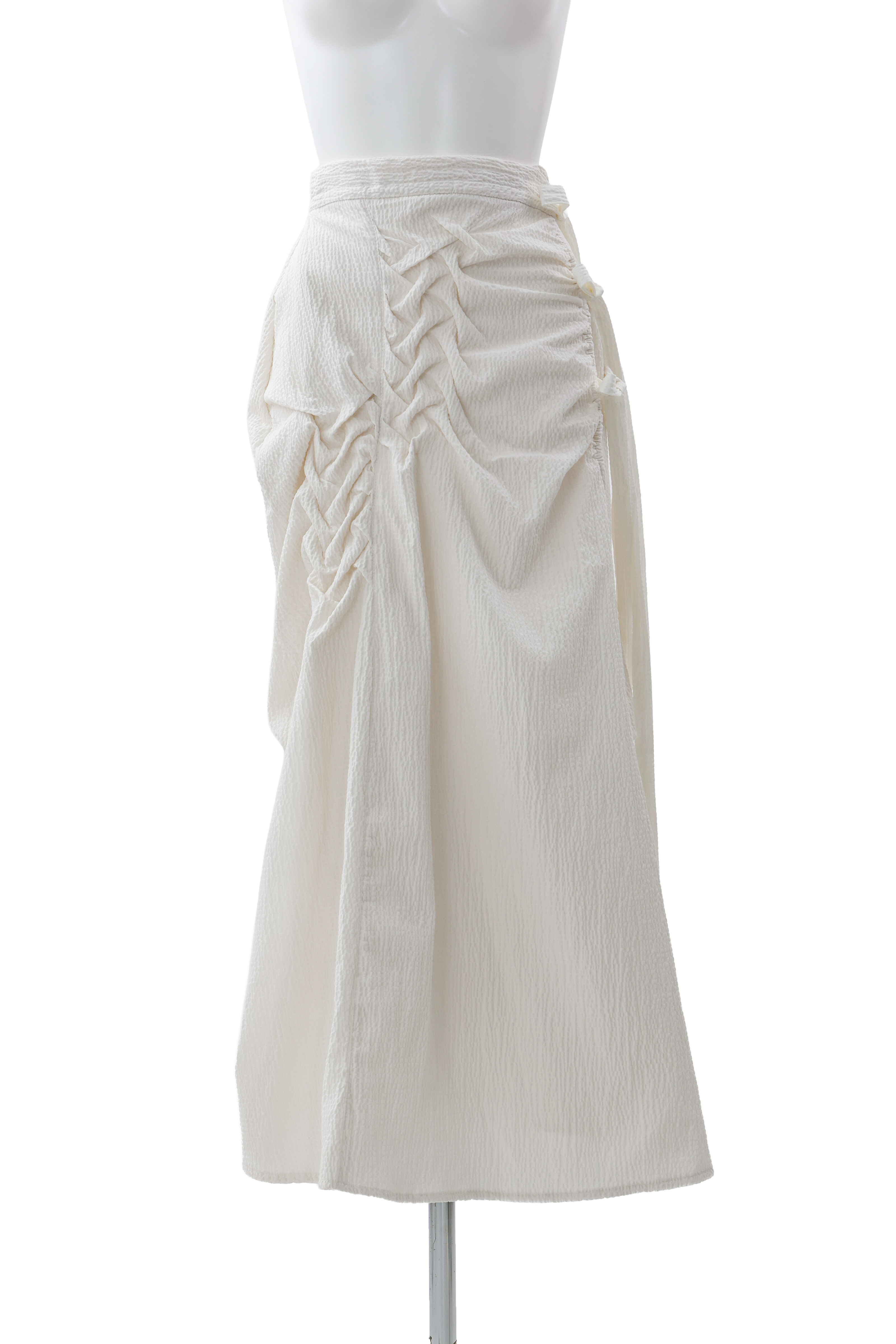 Ripple hakama skirt - Off-white