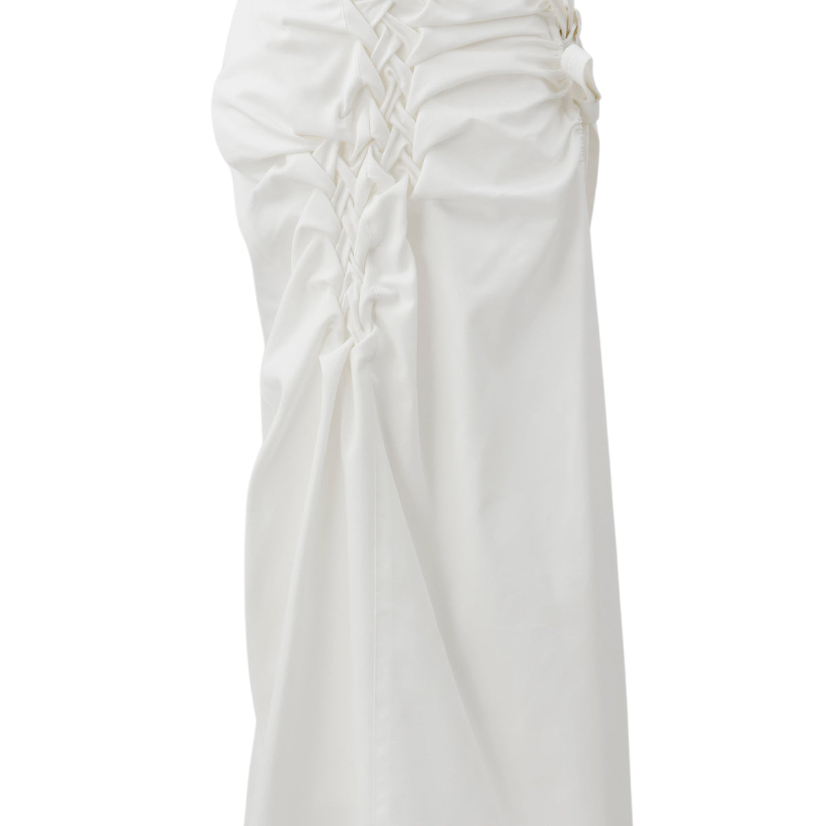 【公式完売】CreateClair HAKAMA WRAP SATINSKIRT Hakama wrap skirt ‐ White