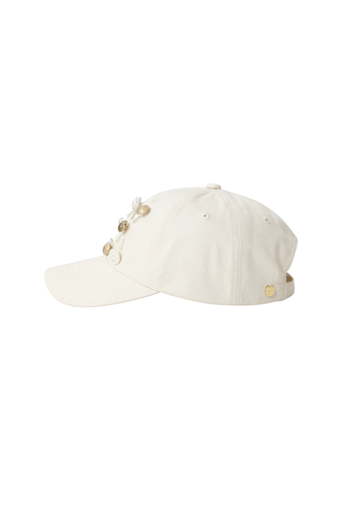 Assemble button cap - Ivory