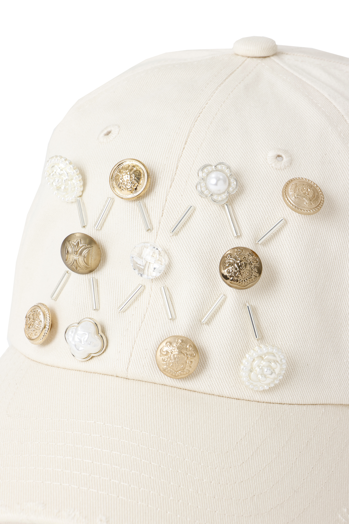 Assemble button cap - Ivory