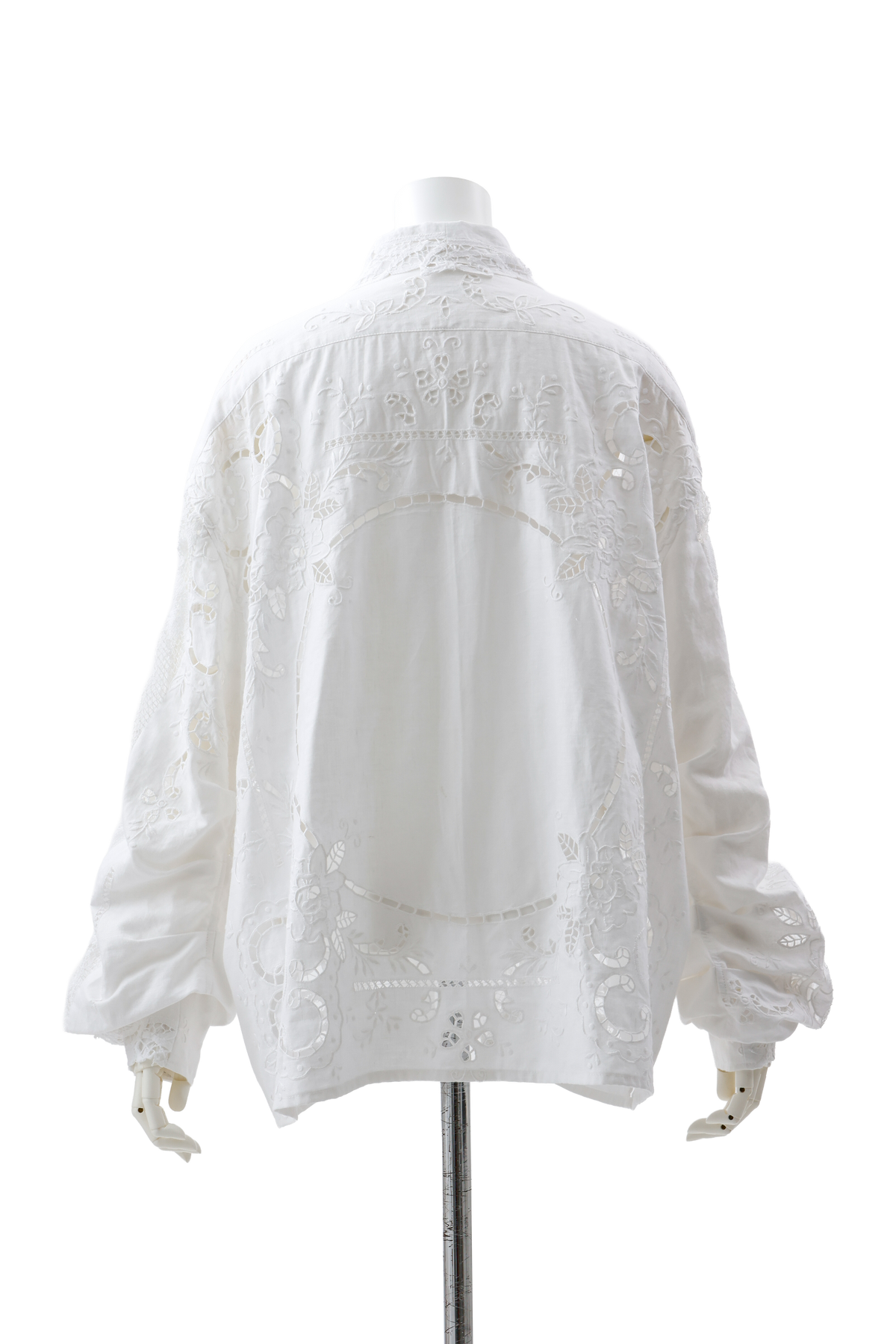 ATELIER by Create Clair / Vintage patchwork shirt jacket - Off-white