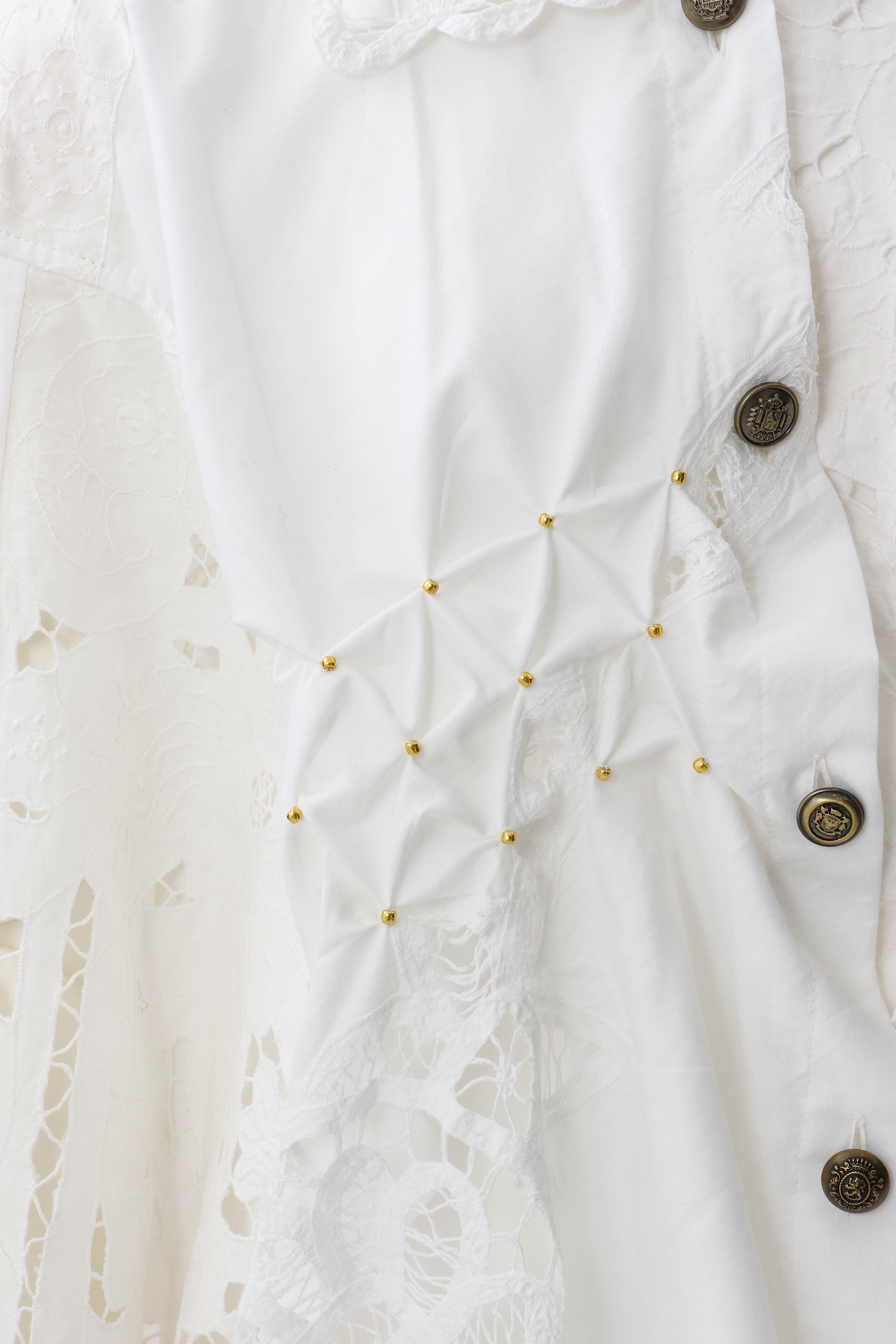 ATELIER by Create Clair / Vintage short shirt jacket - Off-white