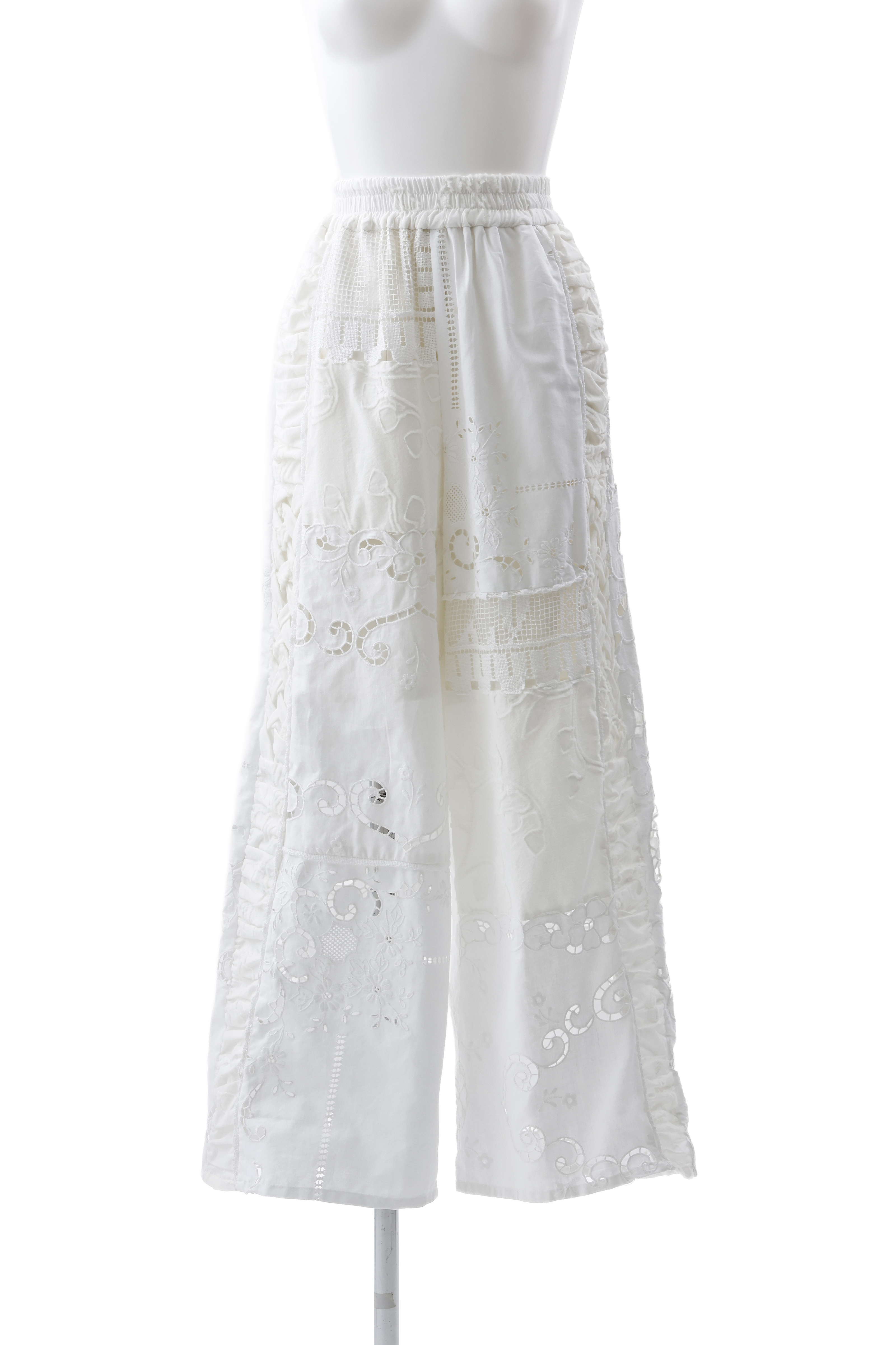 ATELIER by Create Clair /  Vintage patchwork pants - Off-white