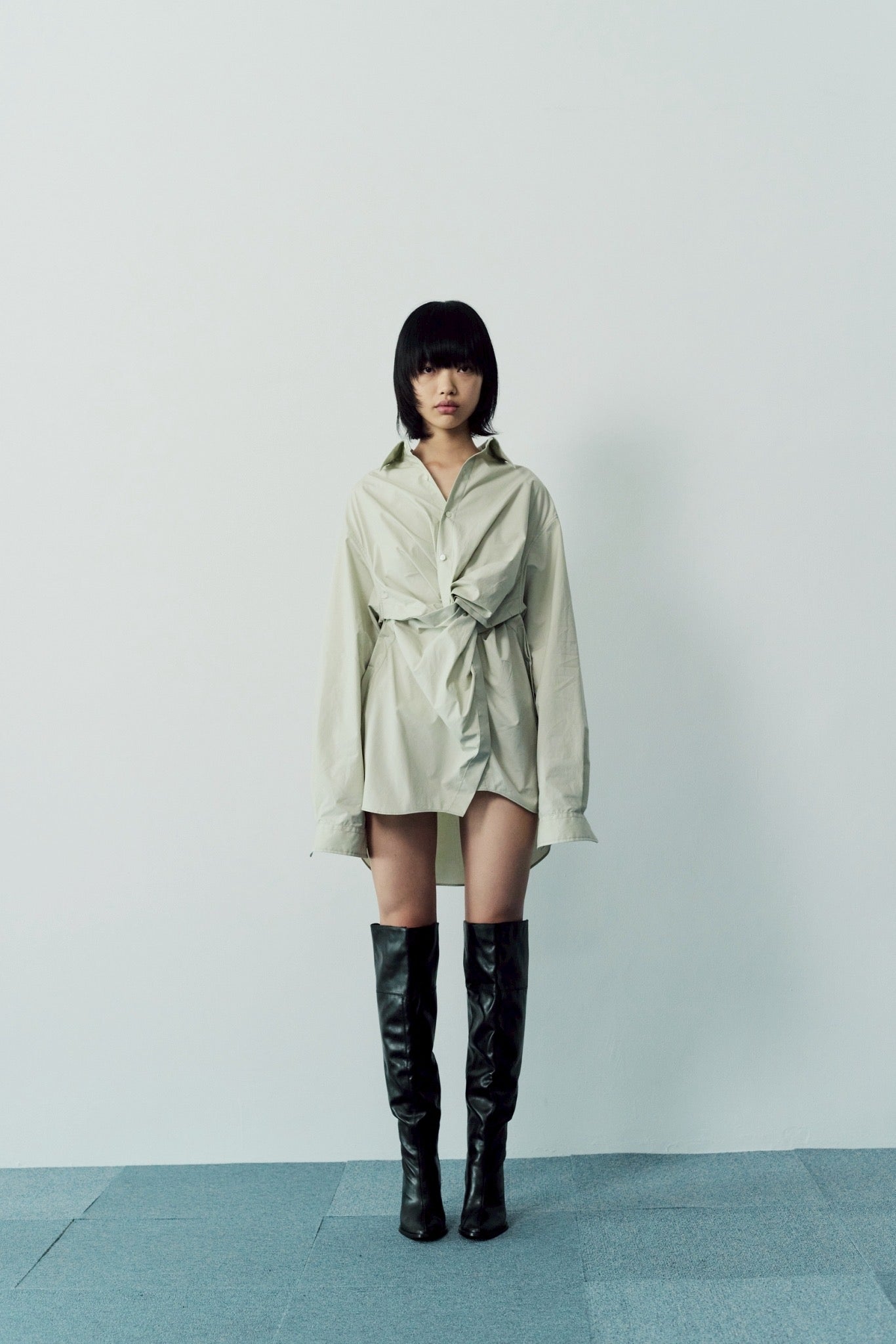 Twist shirt - Green
