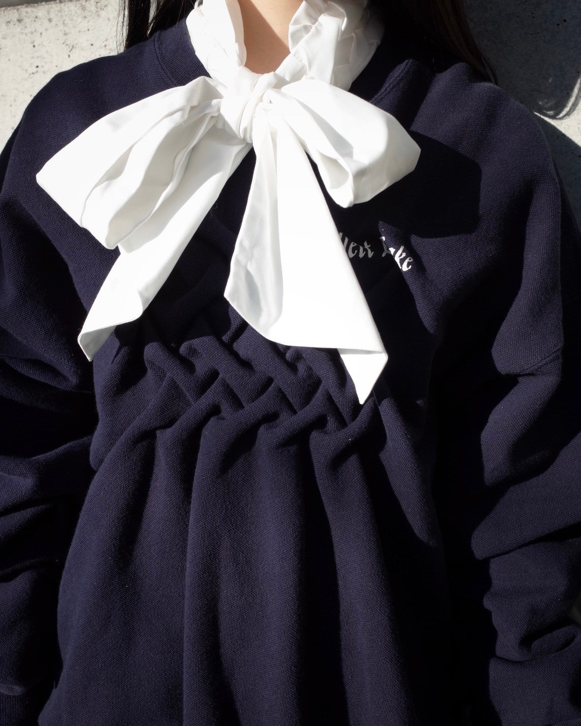 ATELIER by Create Clair / Remake Smocking Sweat - 1 - Navy