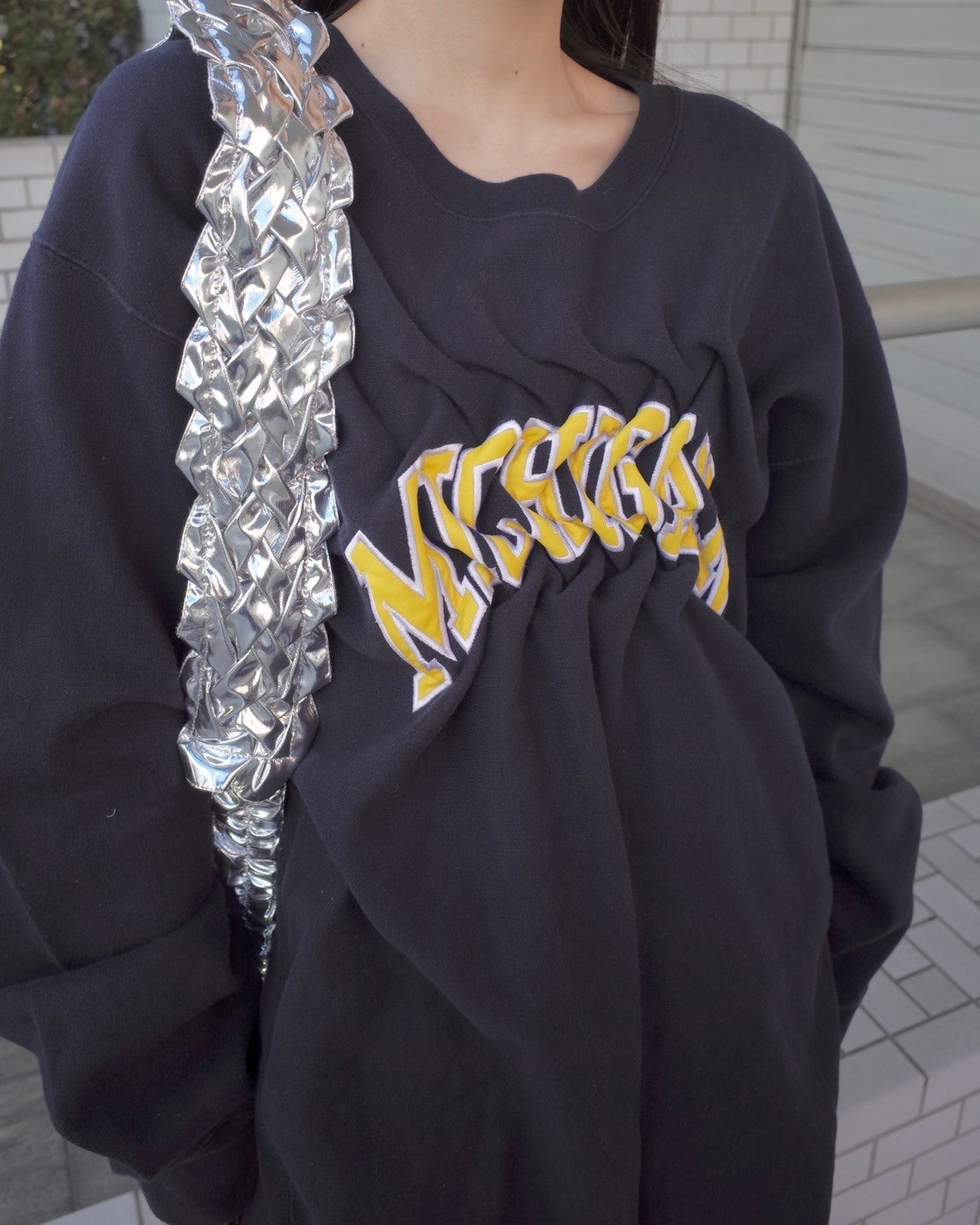 ATELIER by Create Clair / Remake sweat - front - Navy