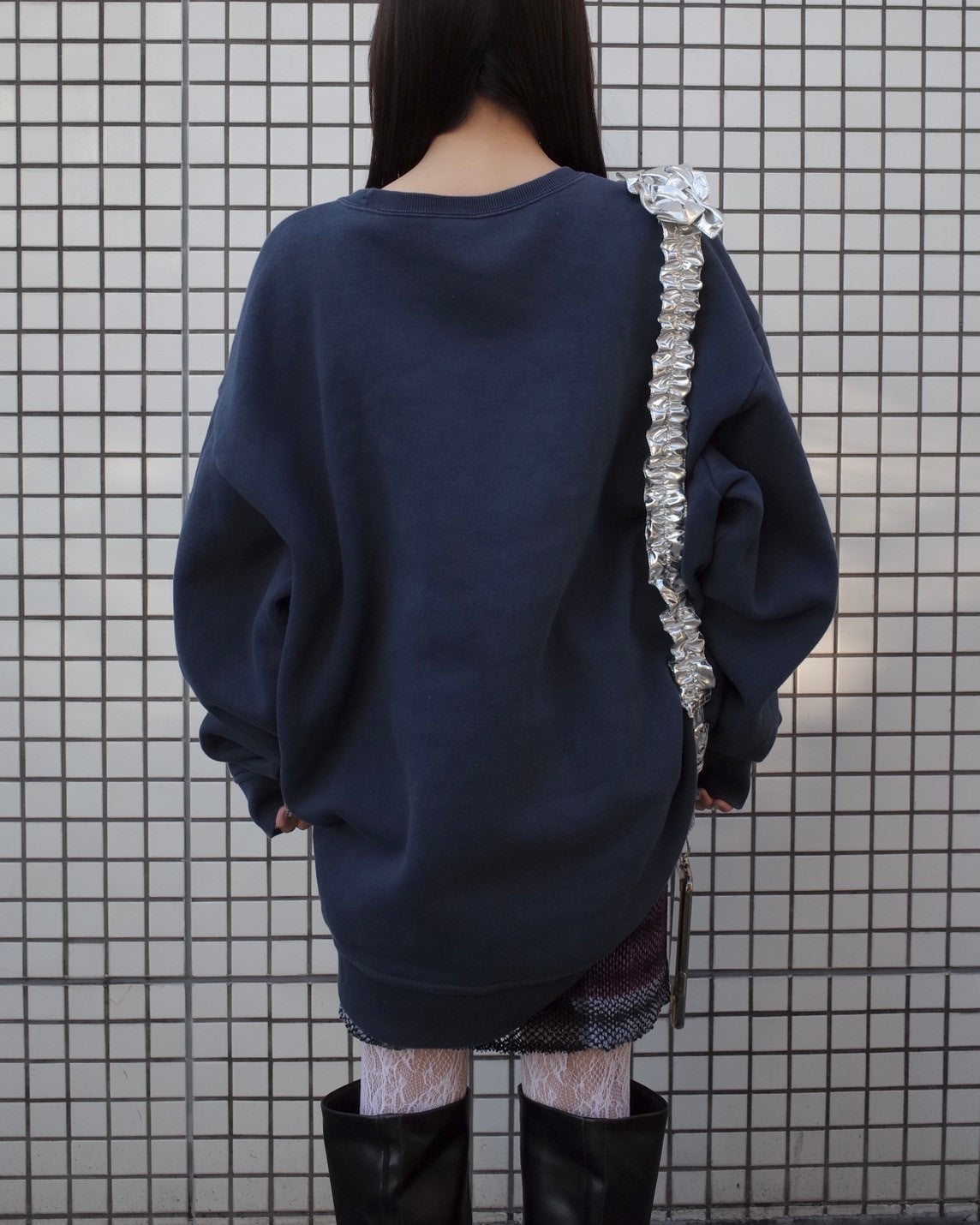 ATELIER by Create Clair / Remake Smocking Sweat - 1 - Navy