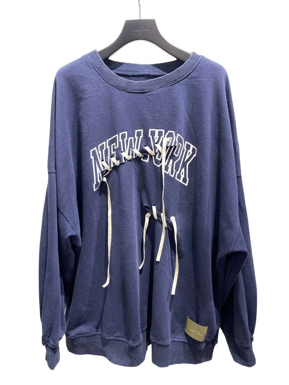 ATELIER by Create Clair / Vintage remake sweat - stitch - Navy