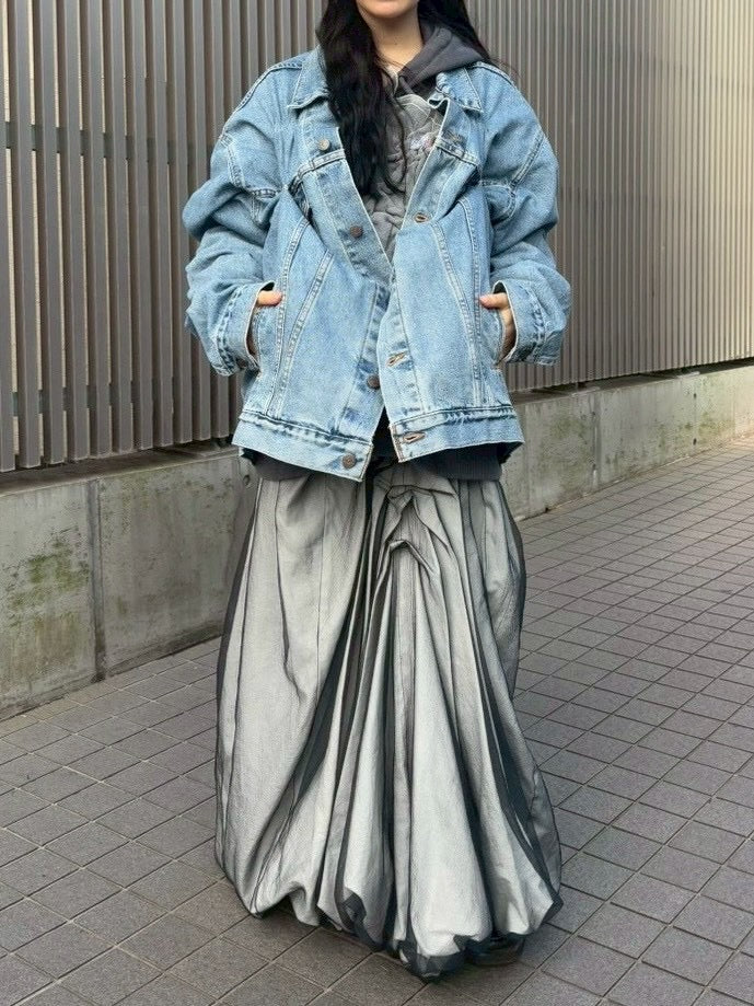 ATELIER by Create Clair / Remake denim jacket - Blue