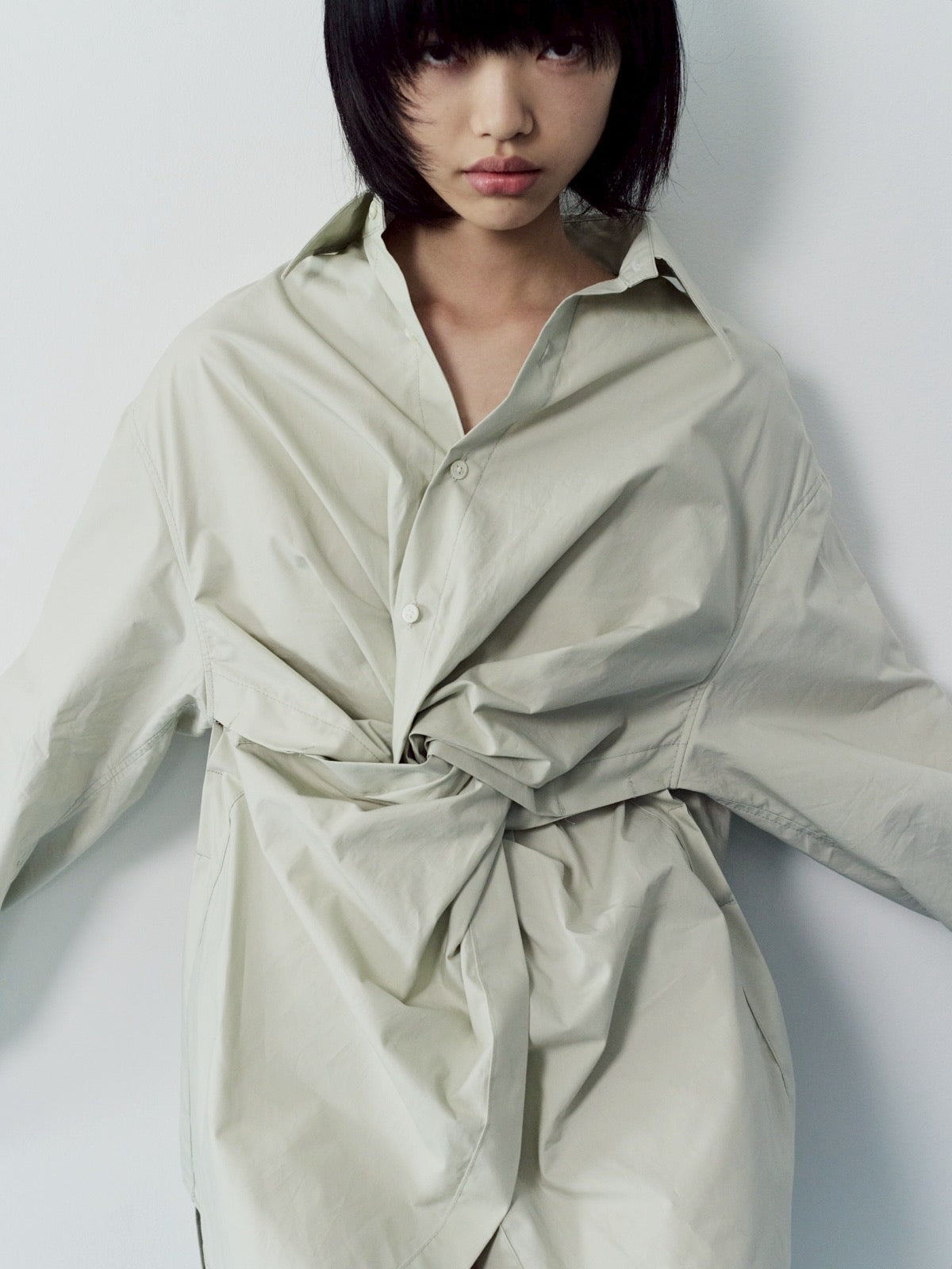 Twist shirt - Green