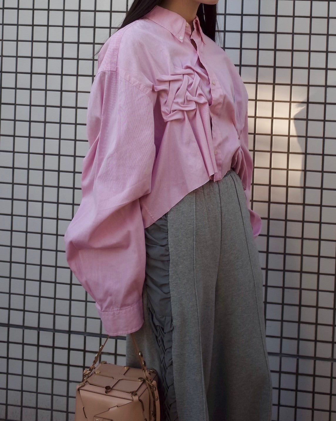 ATELIER by Create Clair / Remake Short Shirt - Pink