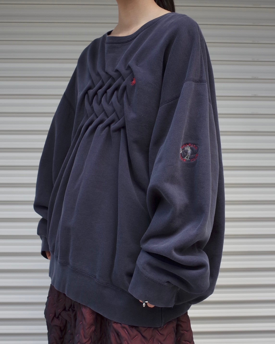 ATELIER by Create Clair / Remake Smocking Sweat - 1 - Navy