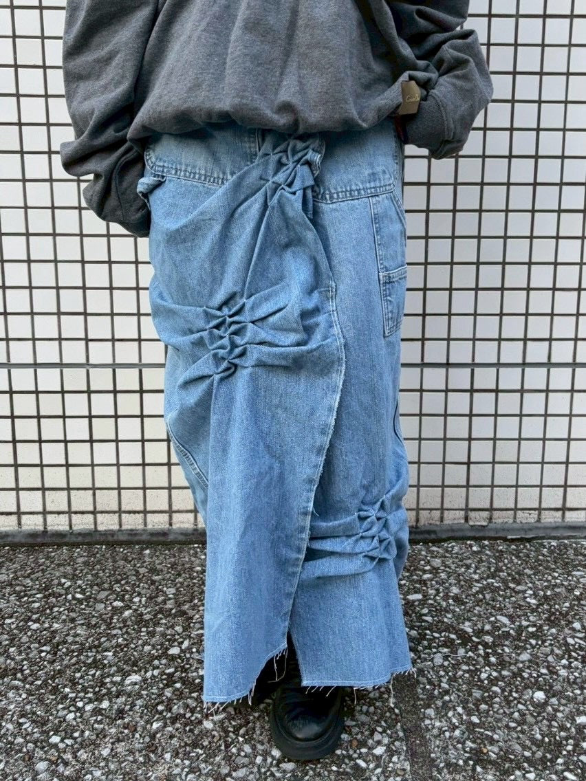 ATELIER by Create Clair / Remake denim skirt - 1 - Blue - M