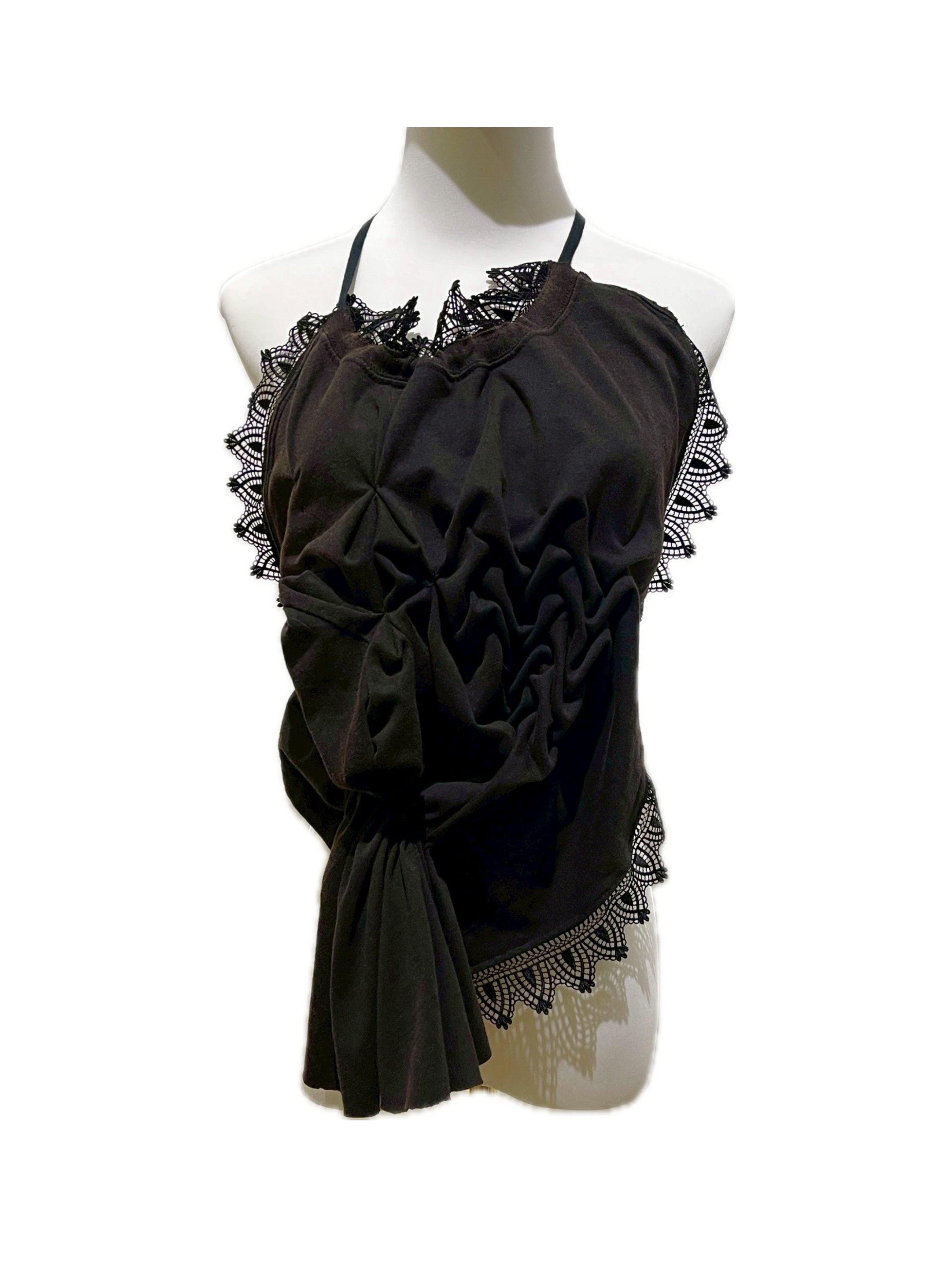 Tee-bustier - Black