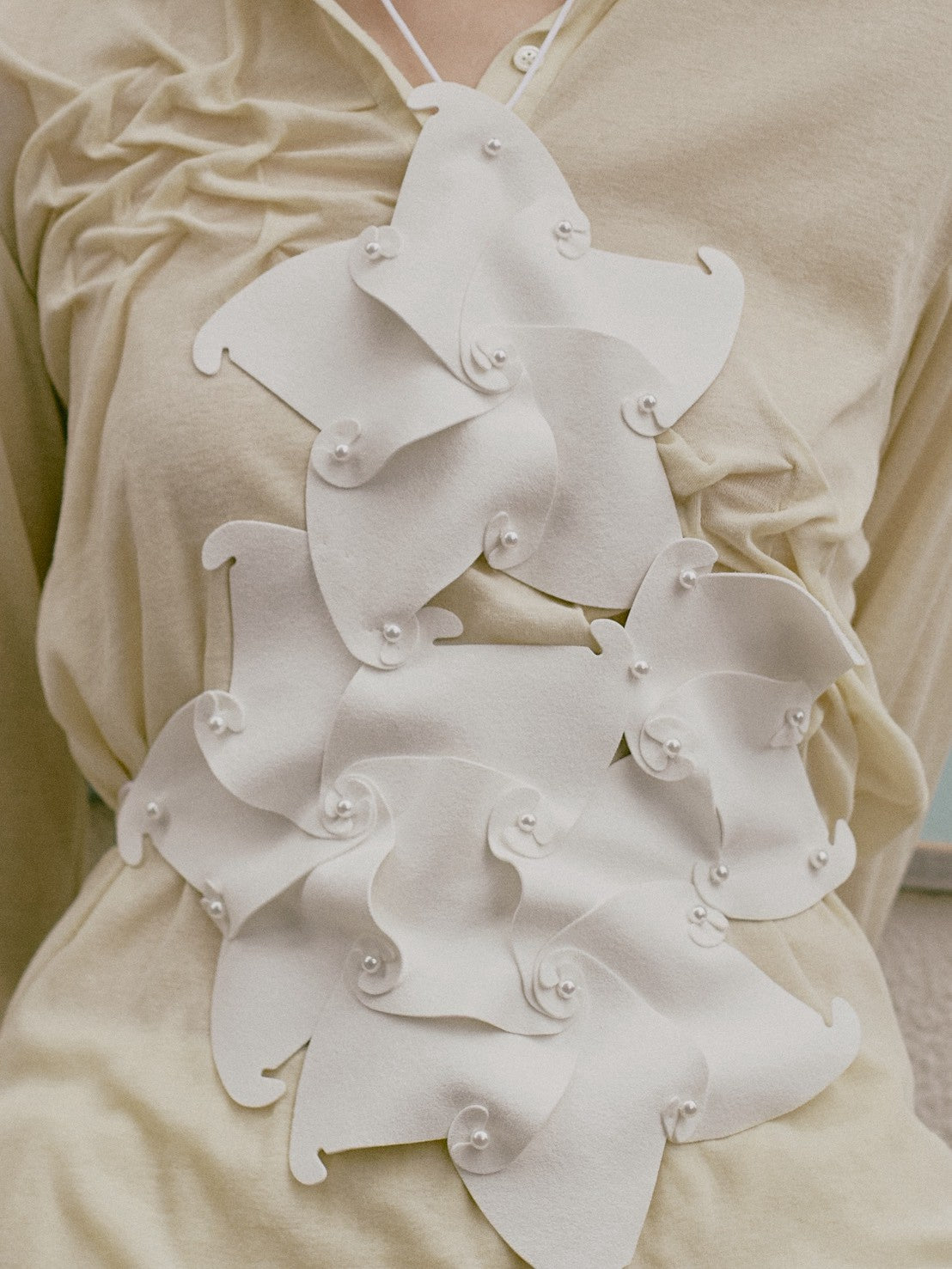 Puzzle assemble bustier - Off-white