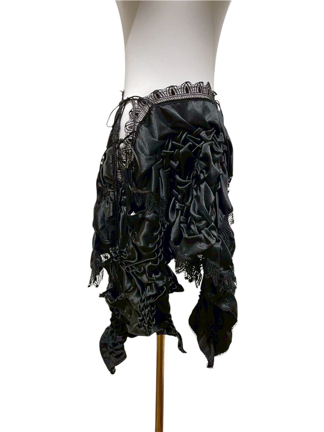 Smocking veill skirt - Black