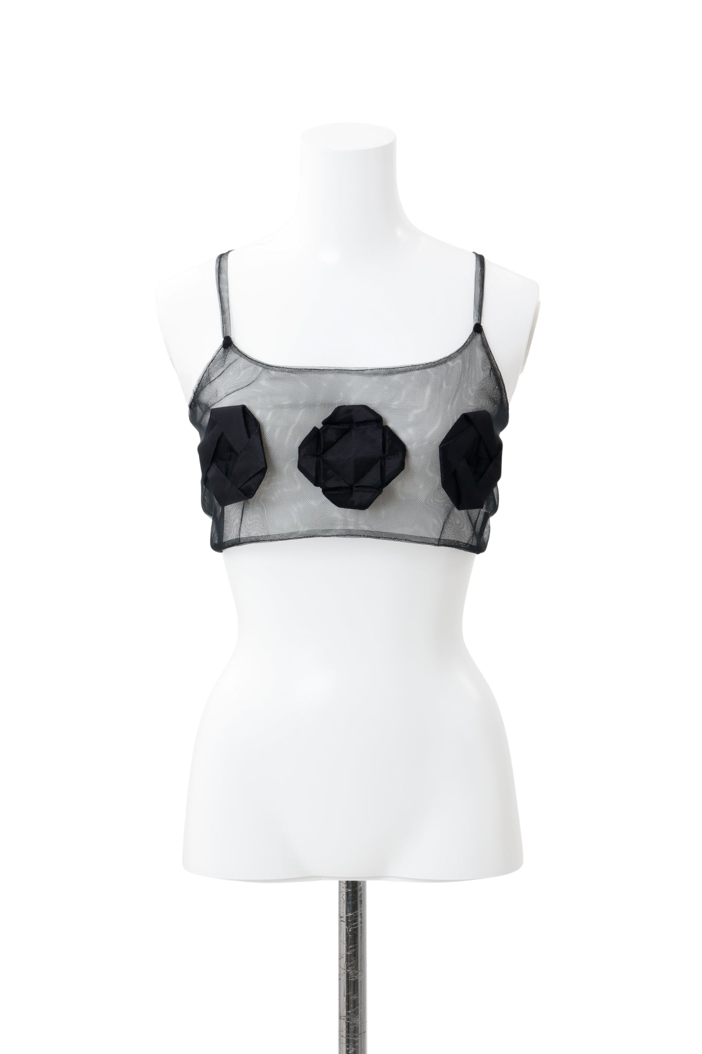 Origami veil tops - Black