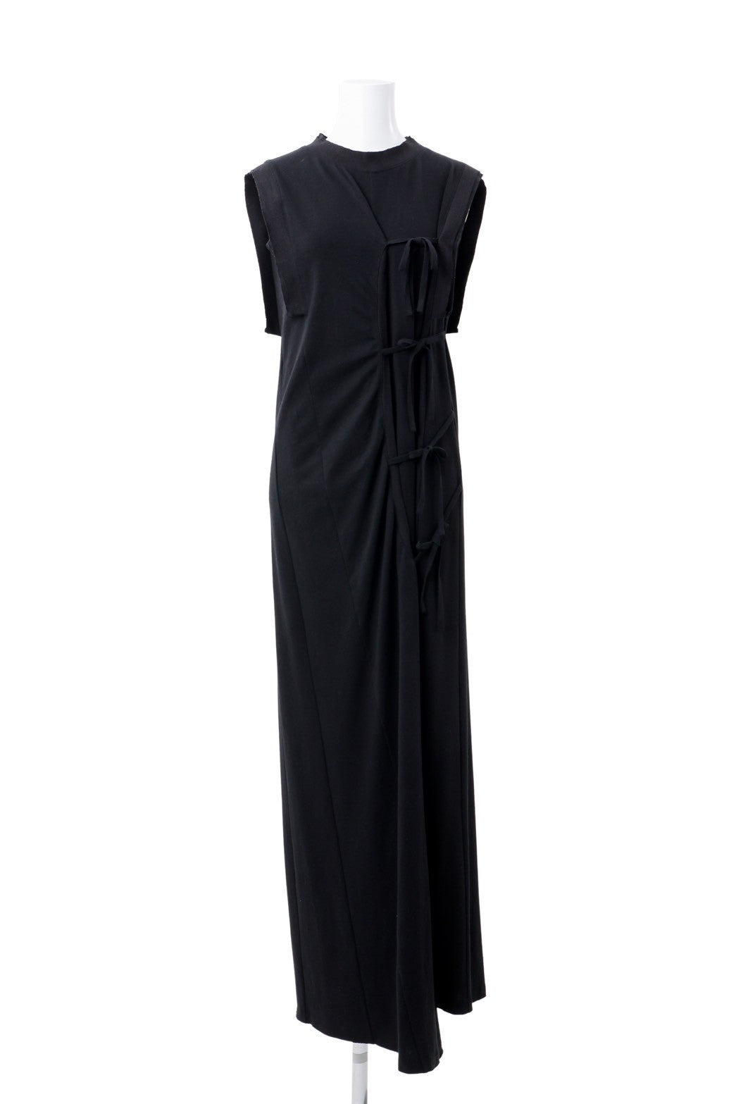 High slit cut dress - Black