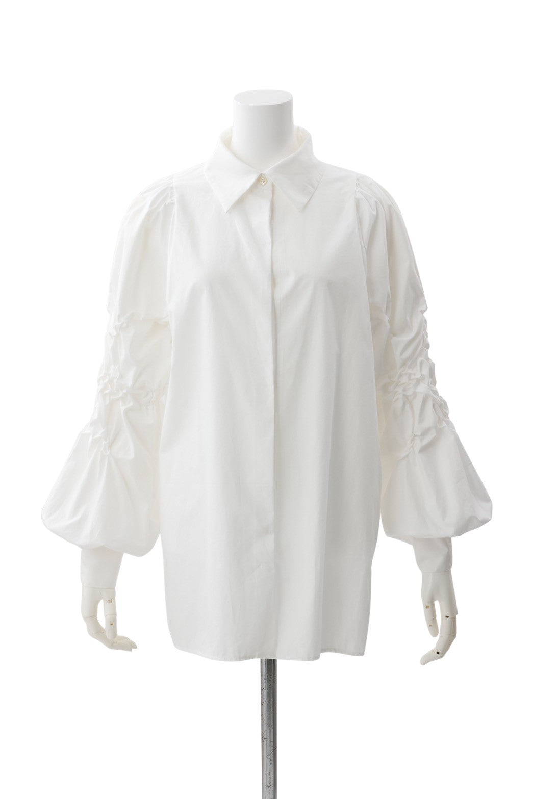 Bubble sleeve blouse - White