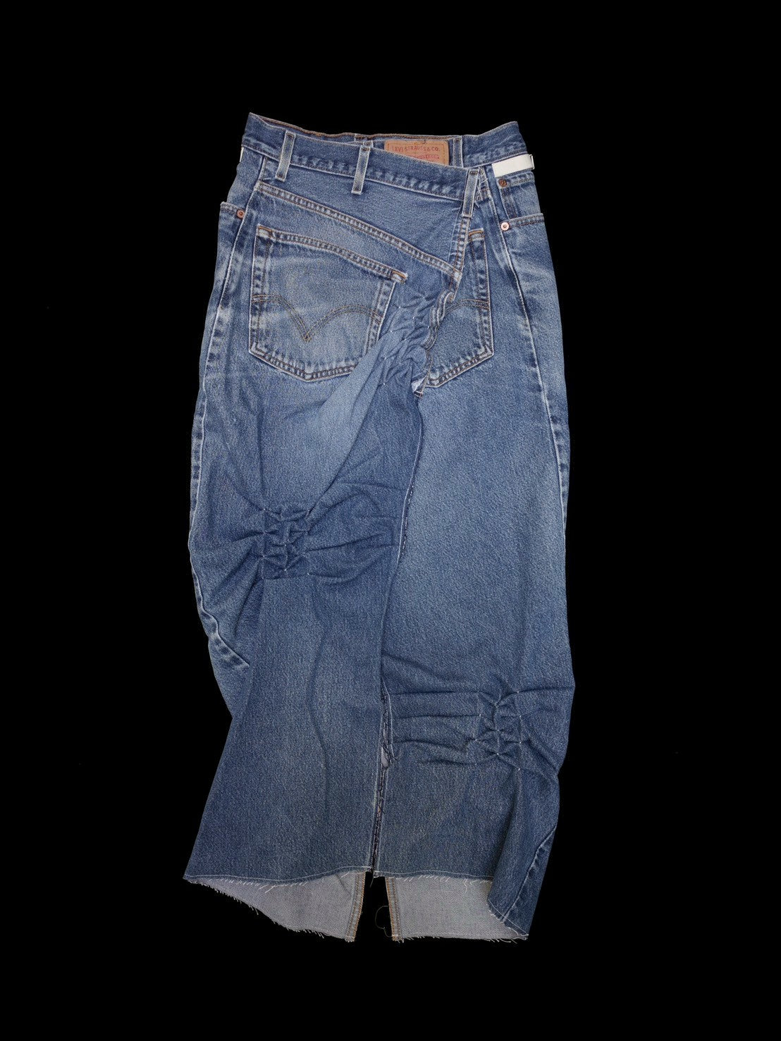 ATELIER by Create Clair / Remake denim skirt - 3 - Blue - S