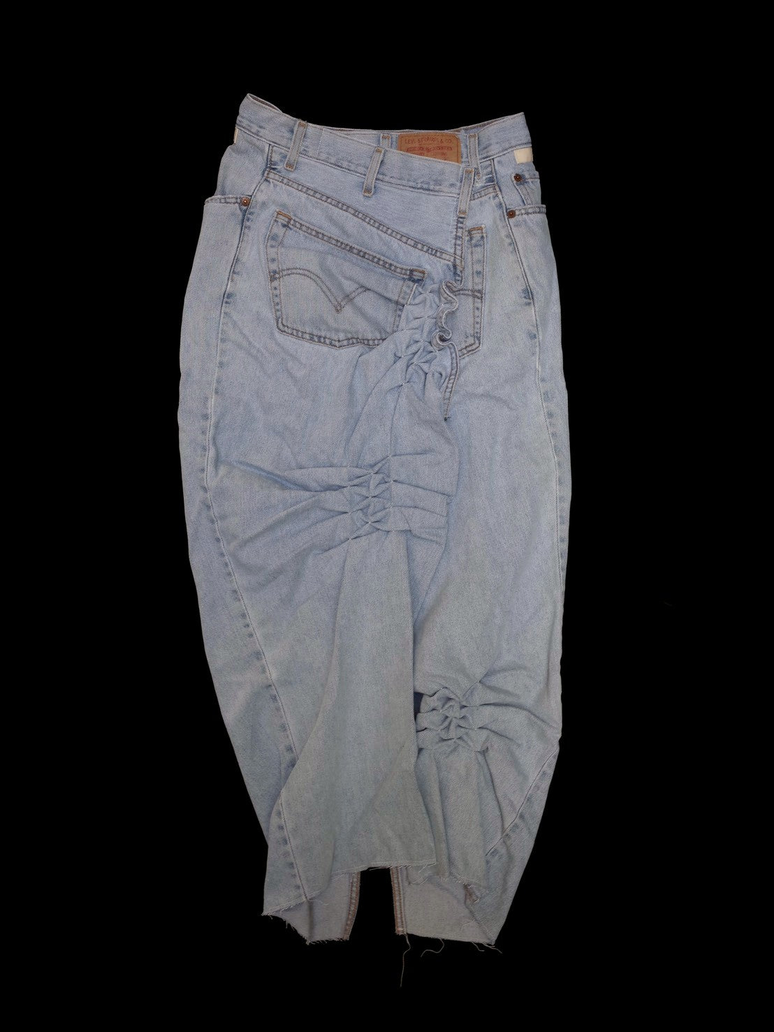 ATELIER by Create Clair / Remake denim skirt - 2 - Blue - S