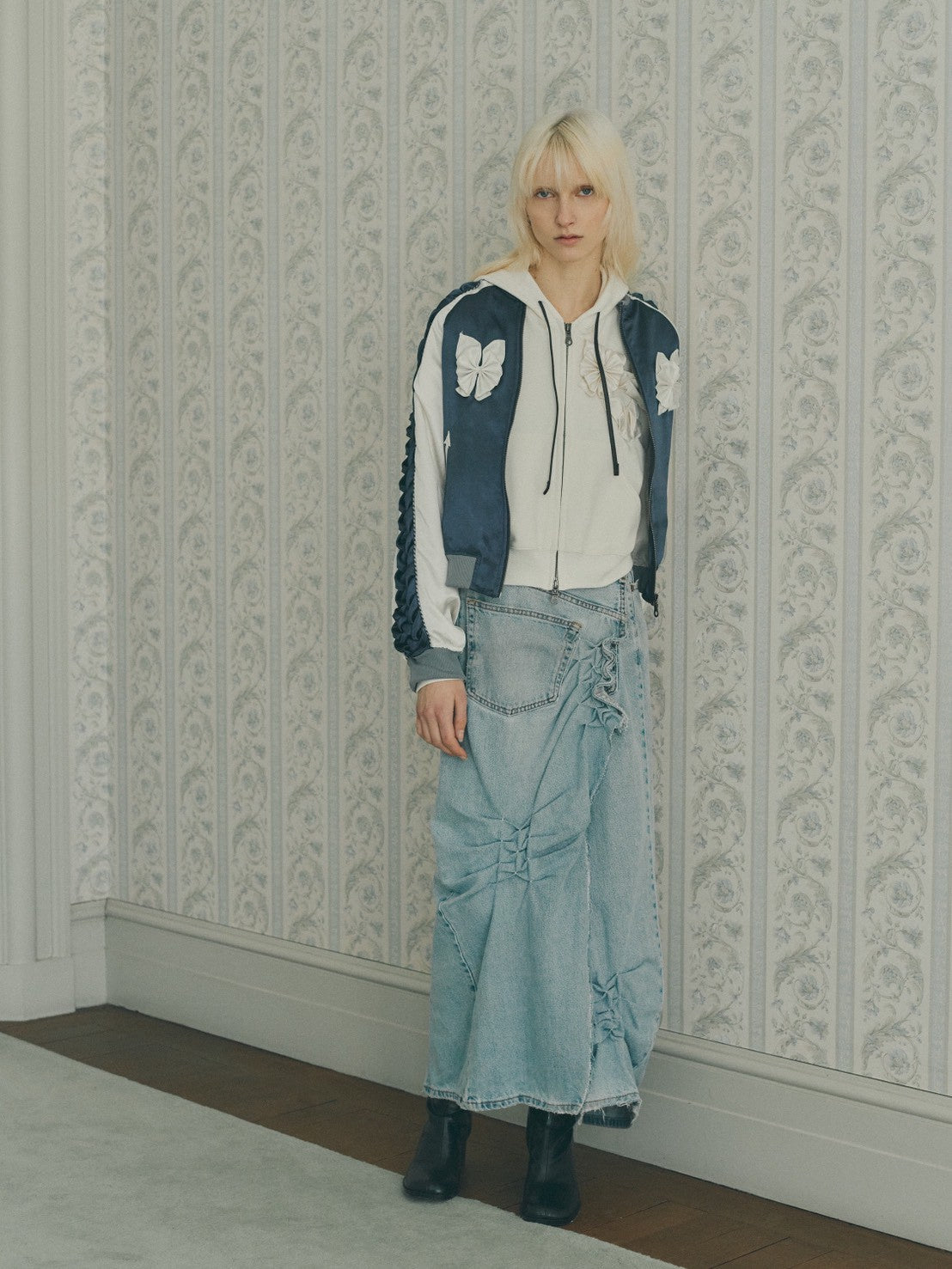 Origami parker - Ivory